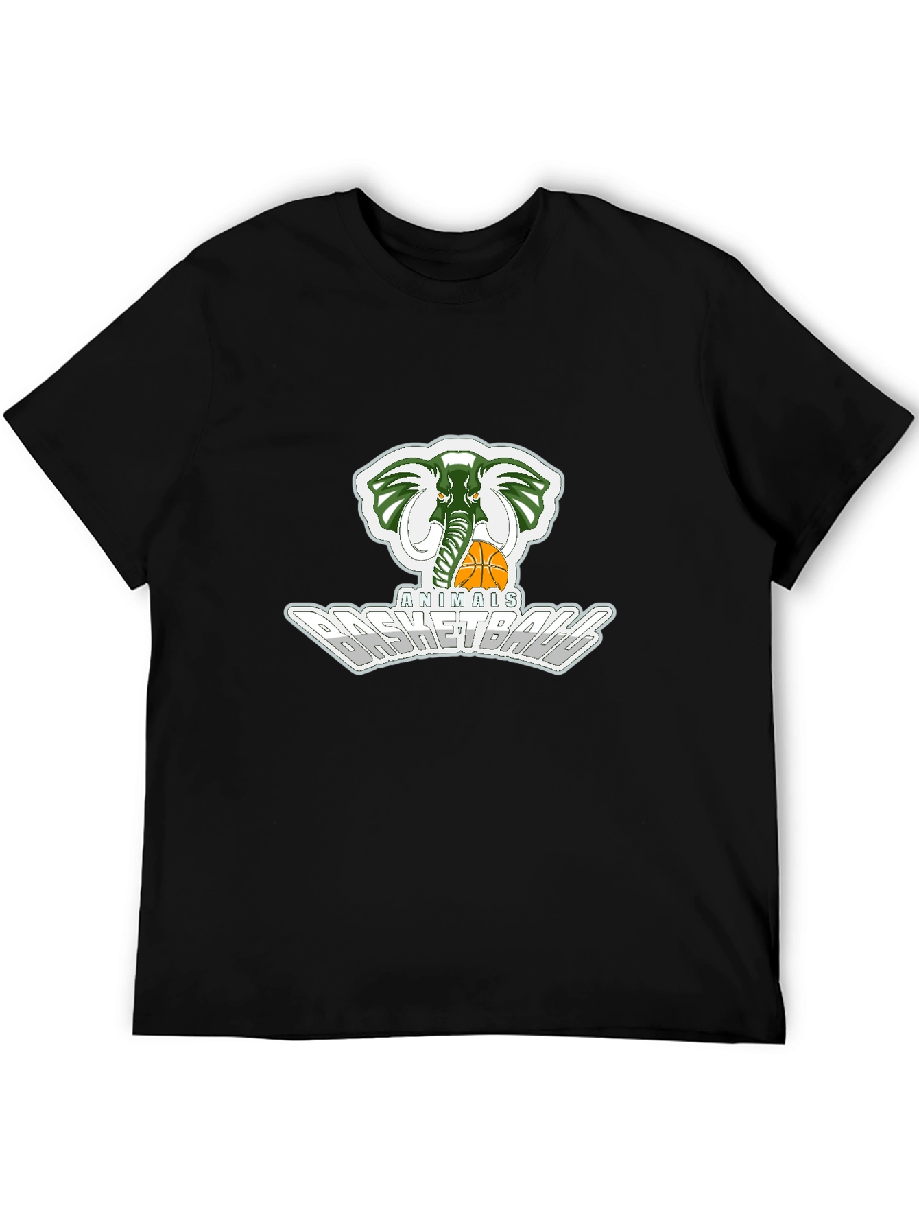 Animals Basketball T-Shirt - Elephant Design
