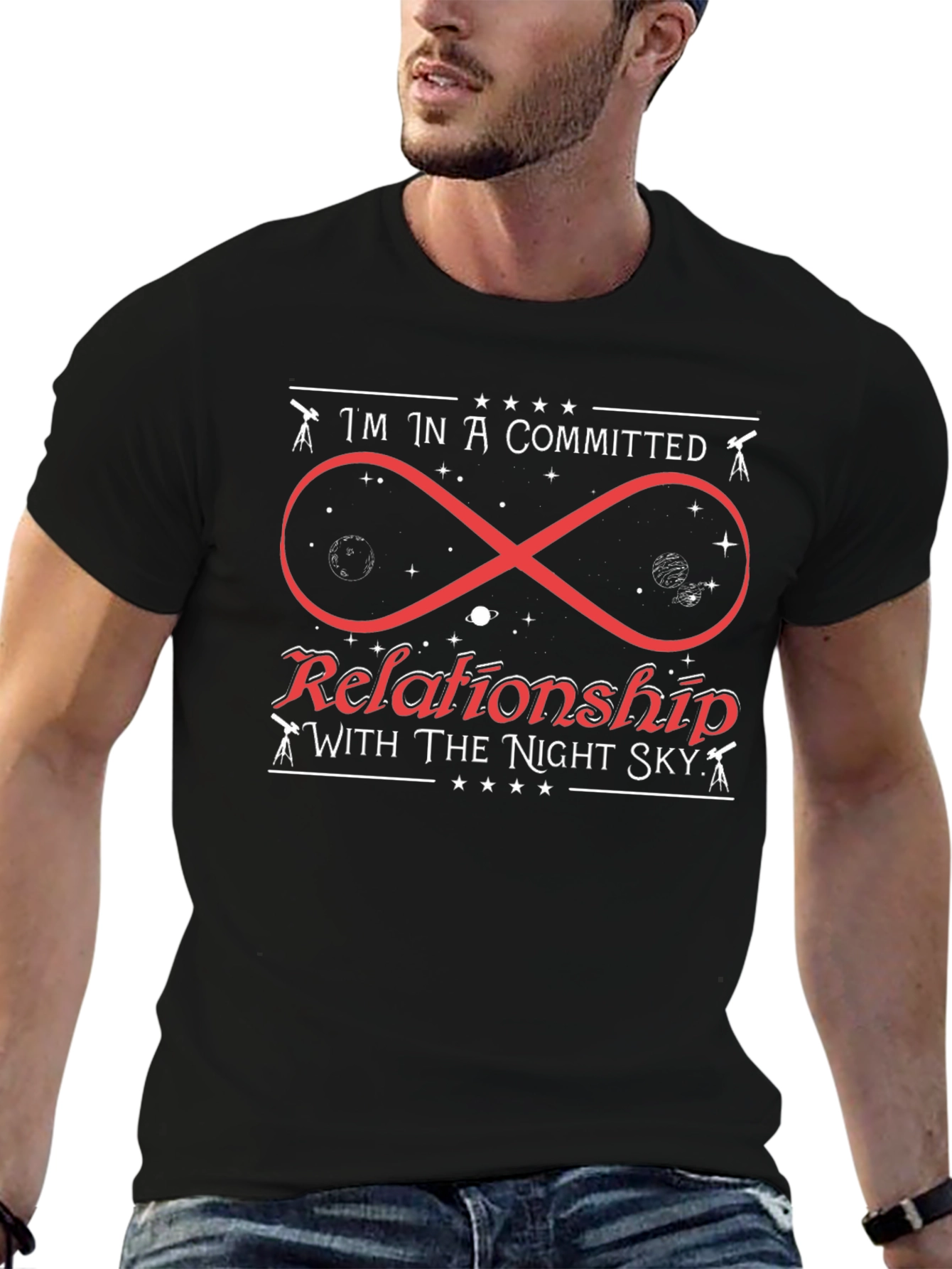 Committed Relationship Night Sky T-Shirt