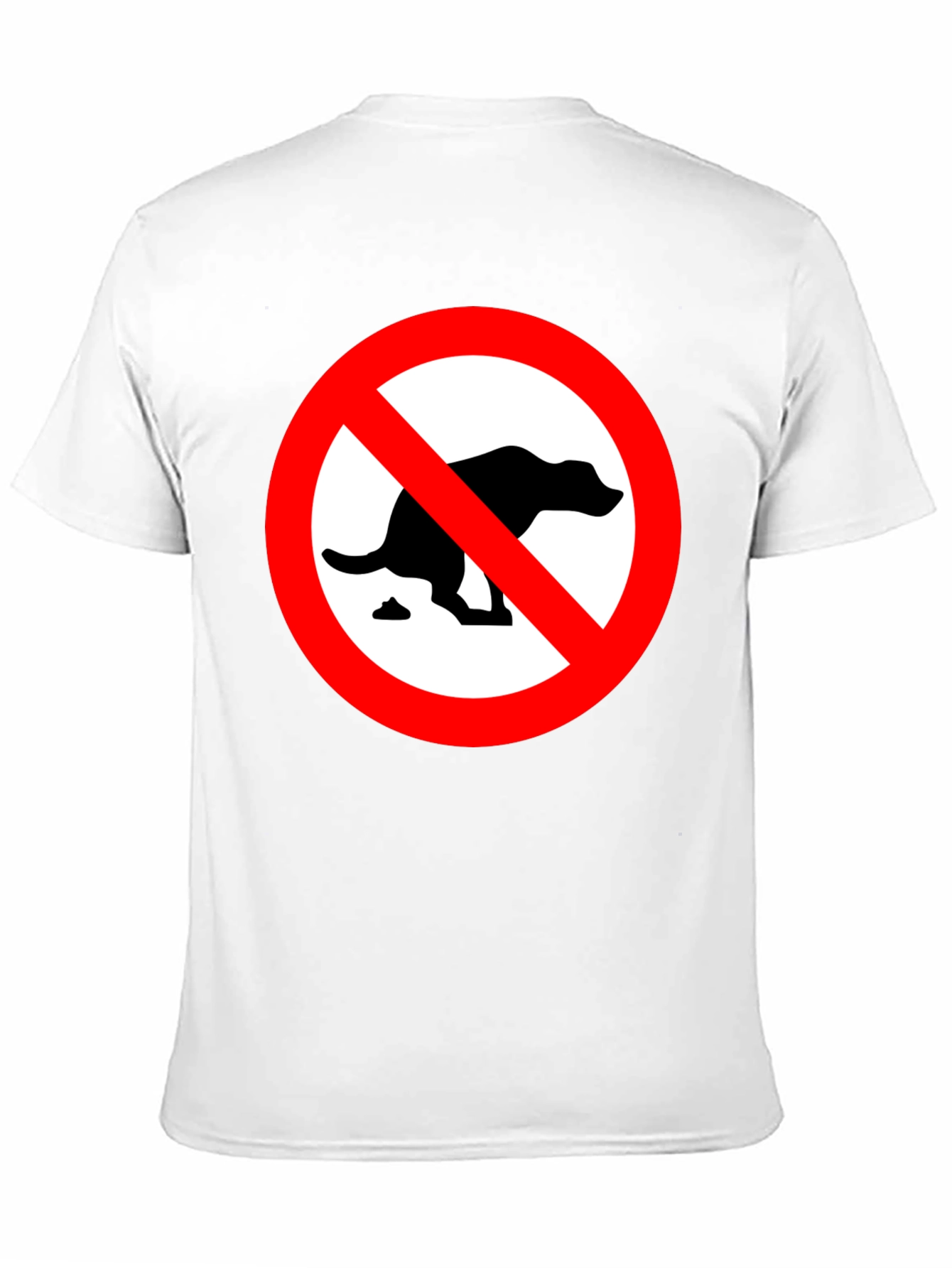 No Dog Poop T-Shirt - Novelty Graphic Tee