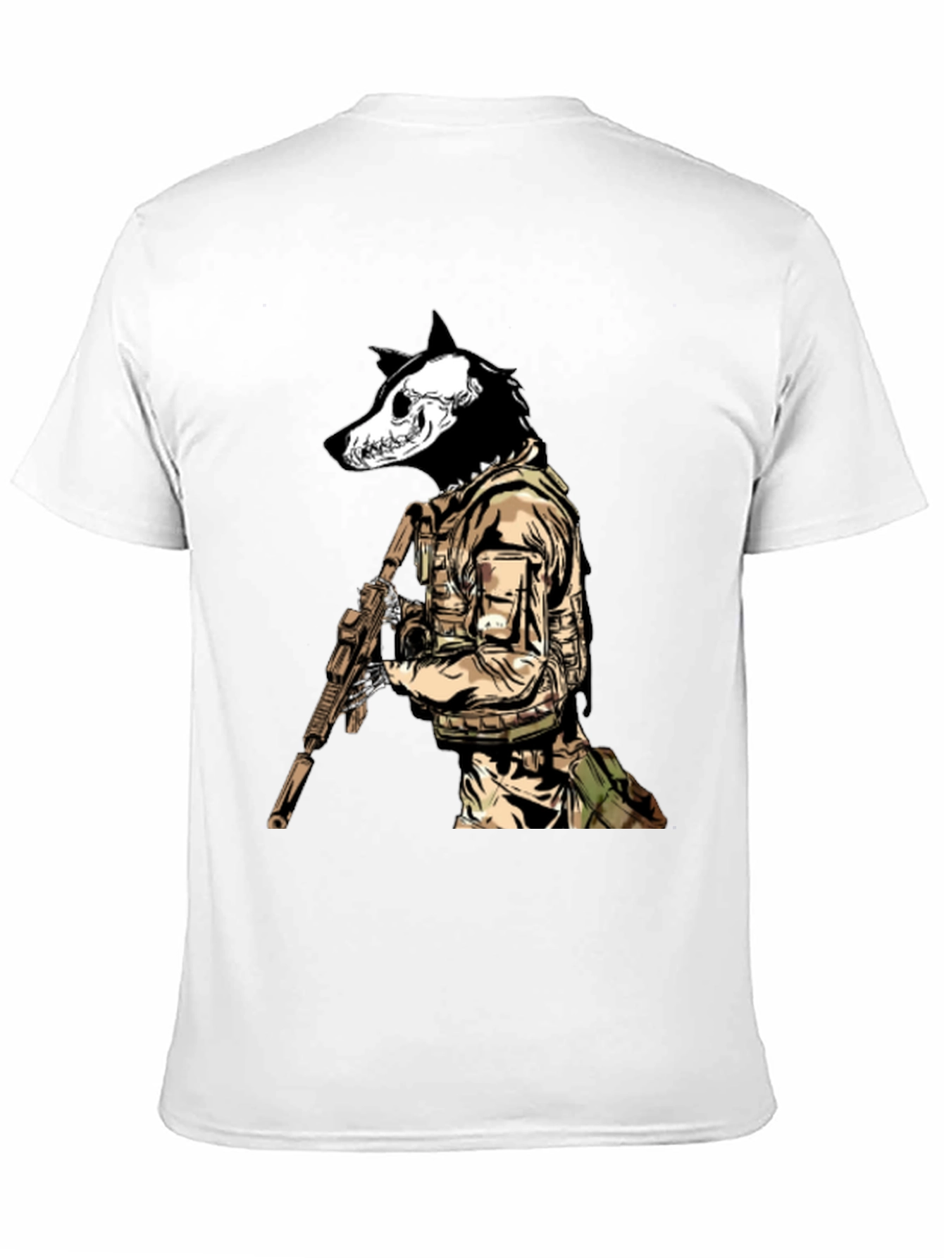 Tactical Wolf T-Shirt - Military Style