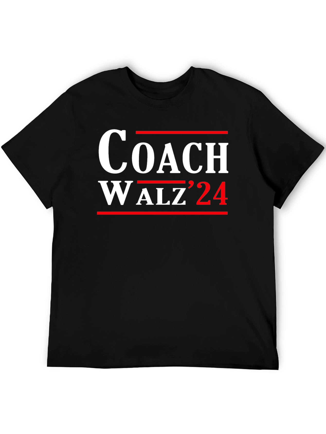 Coach Walz 24 Black Graphic T-Shirt