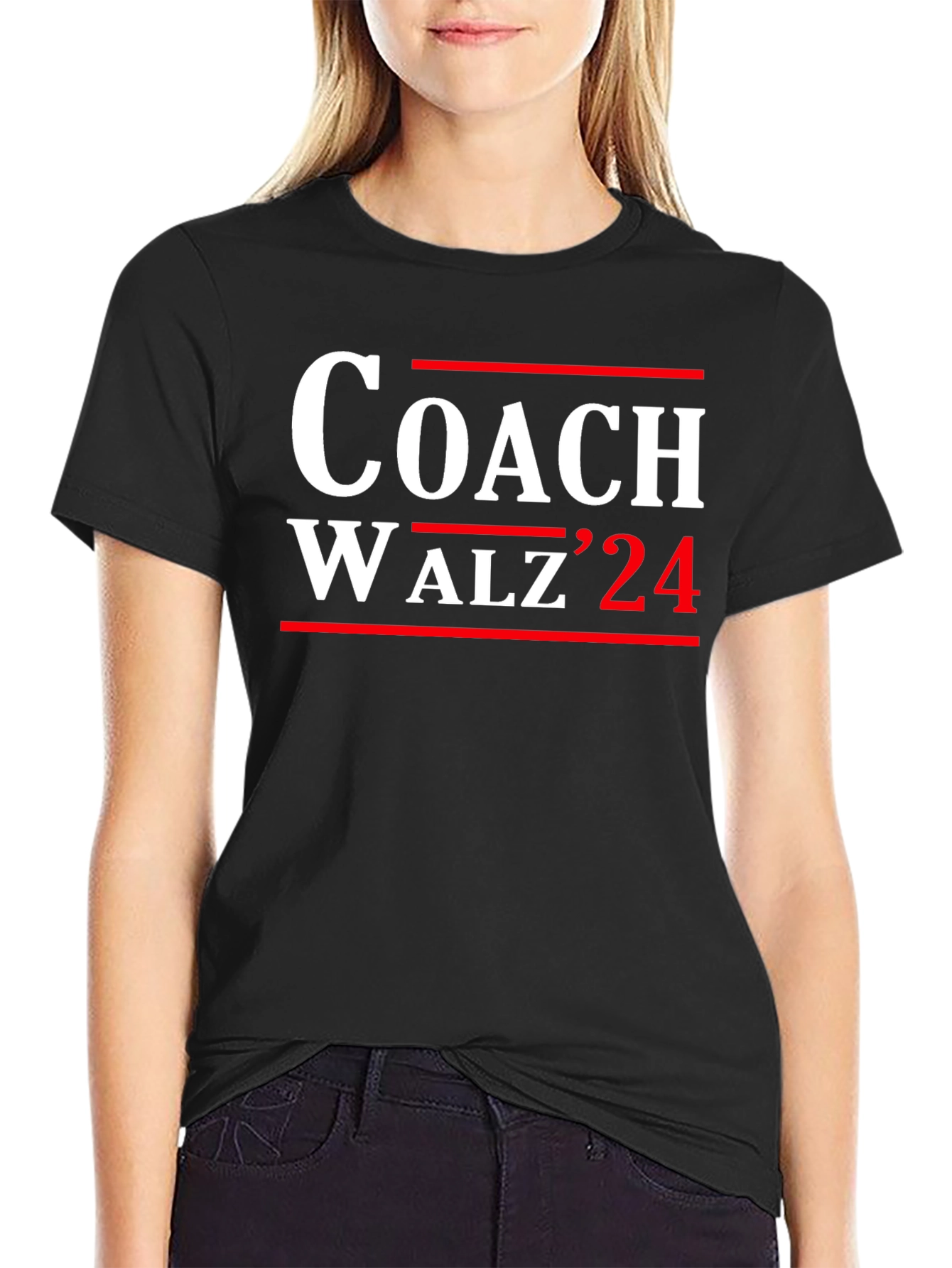 Coach Walz 24 Black Graphic T-Shirt