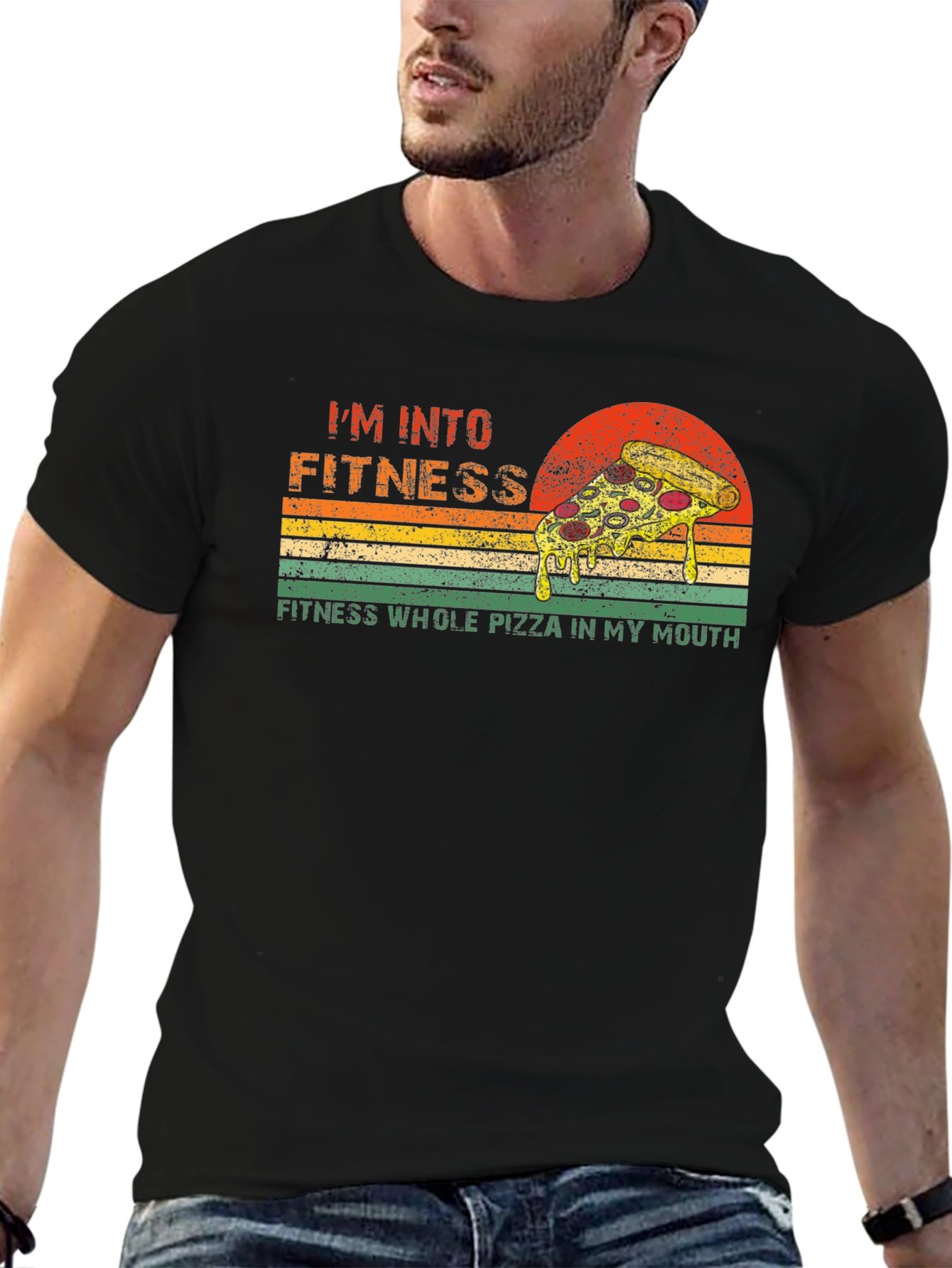 Im Into Fitness Pizza T-Shirt