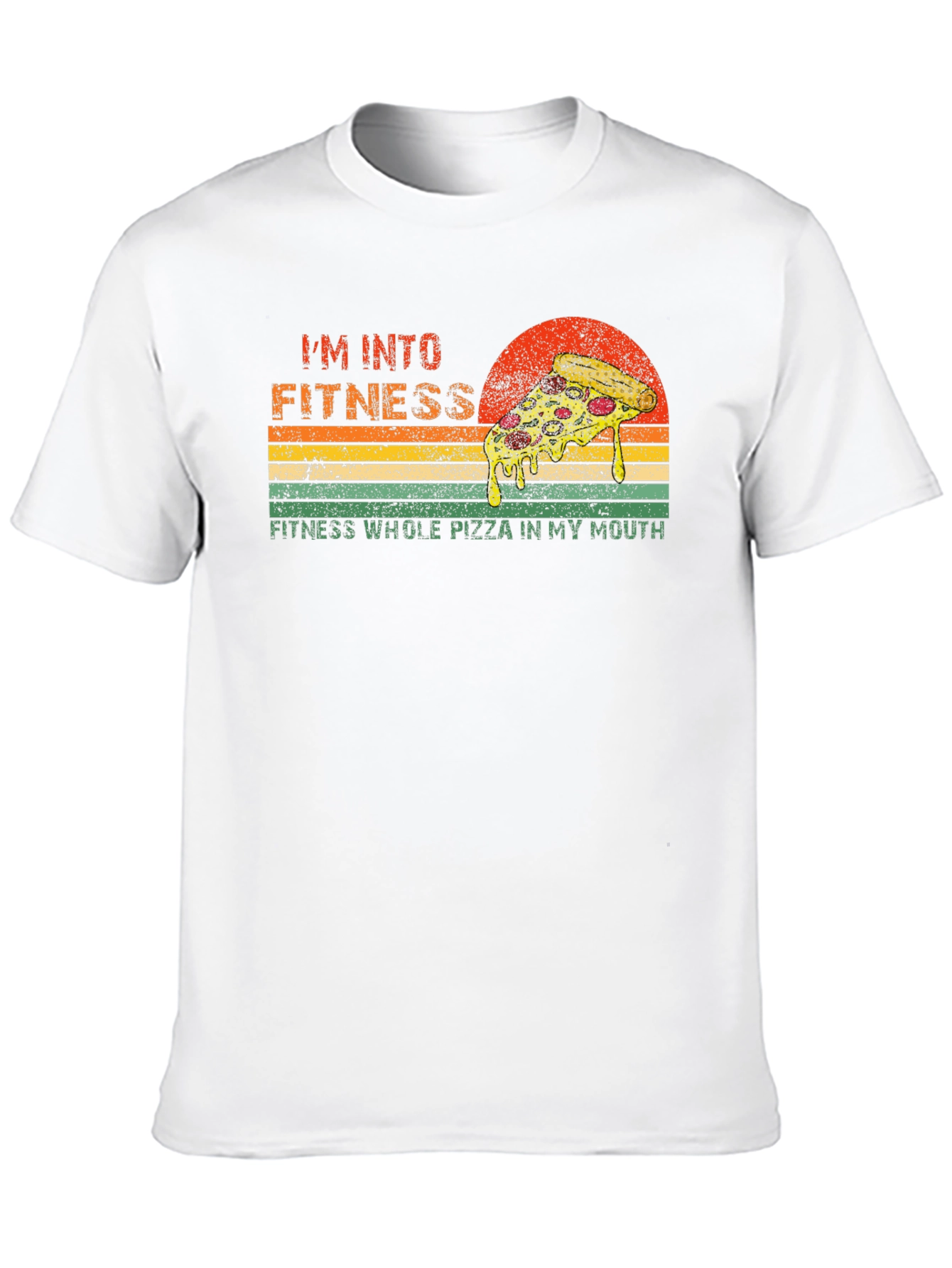 Im Into Fitness Pizza T-Shirt