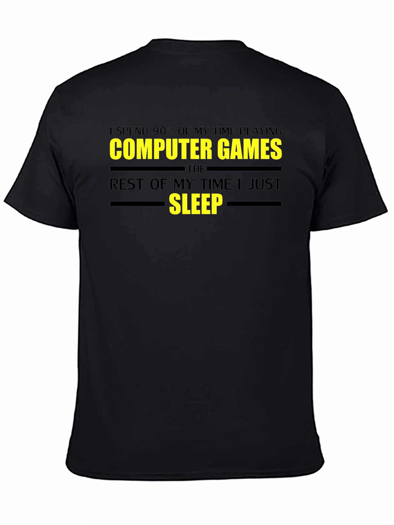 Gamer T-Shirt - Sleep Computer Games Graphic Tee