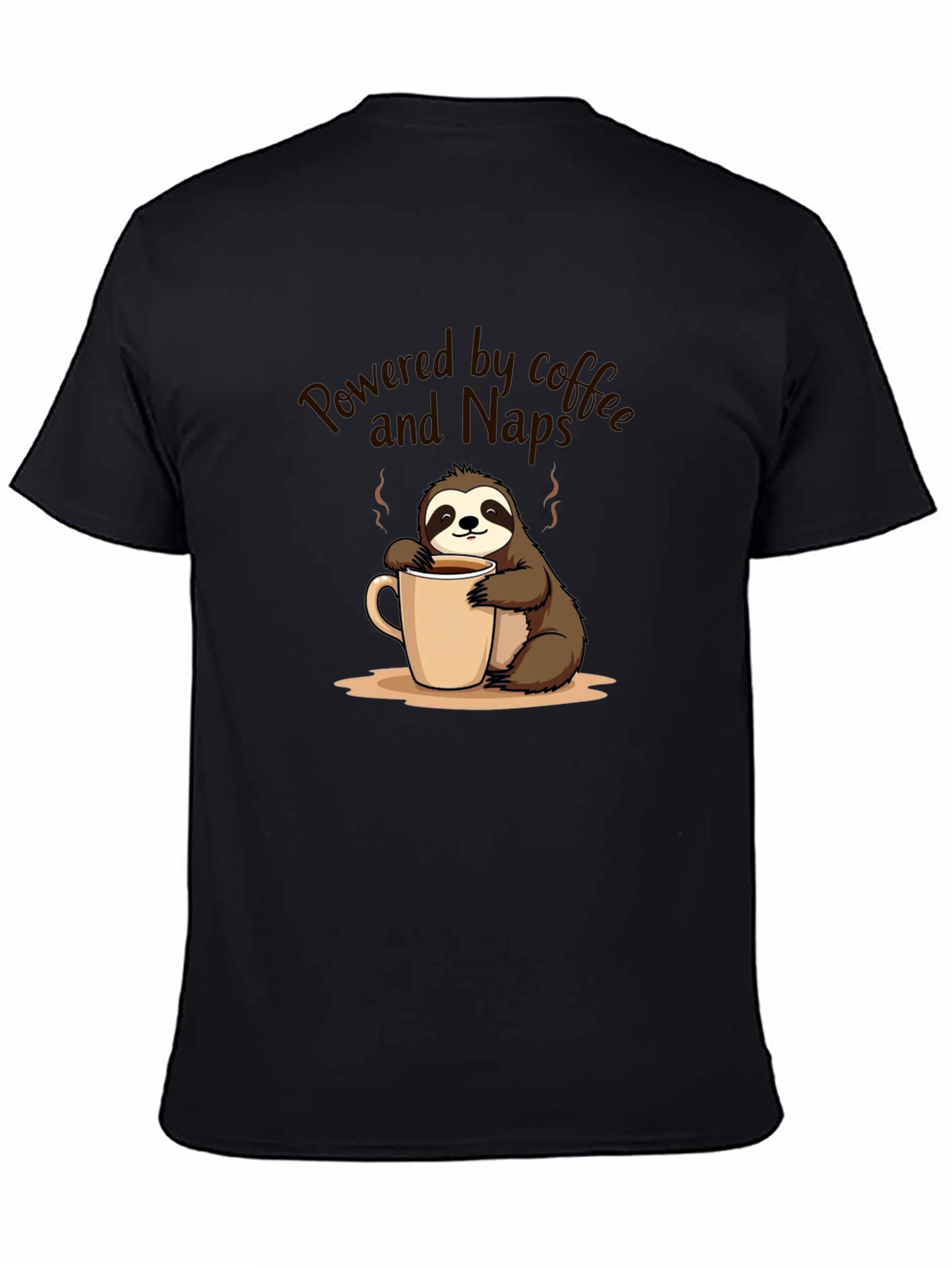 Powered by Coffee and Naps Sloth T-Shirt