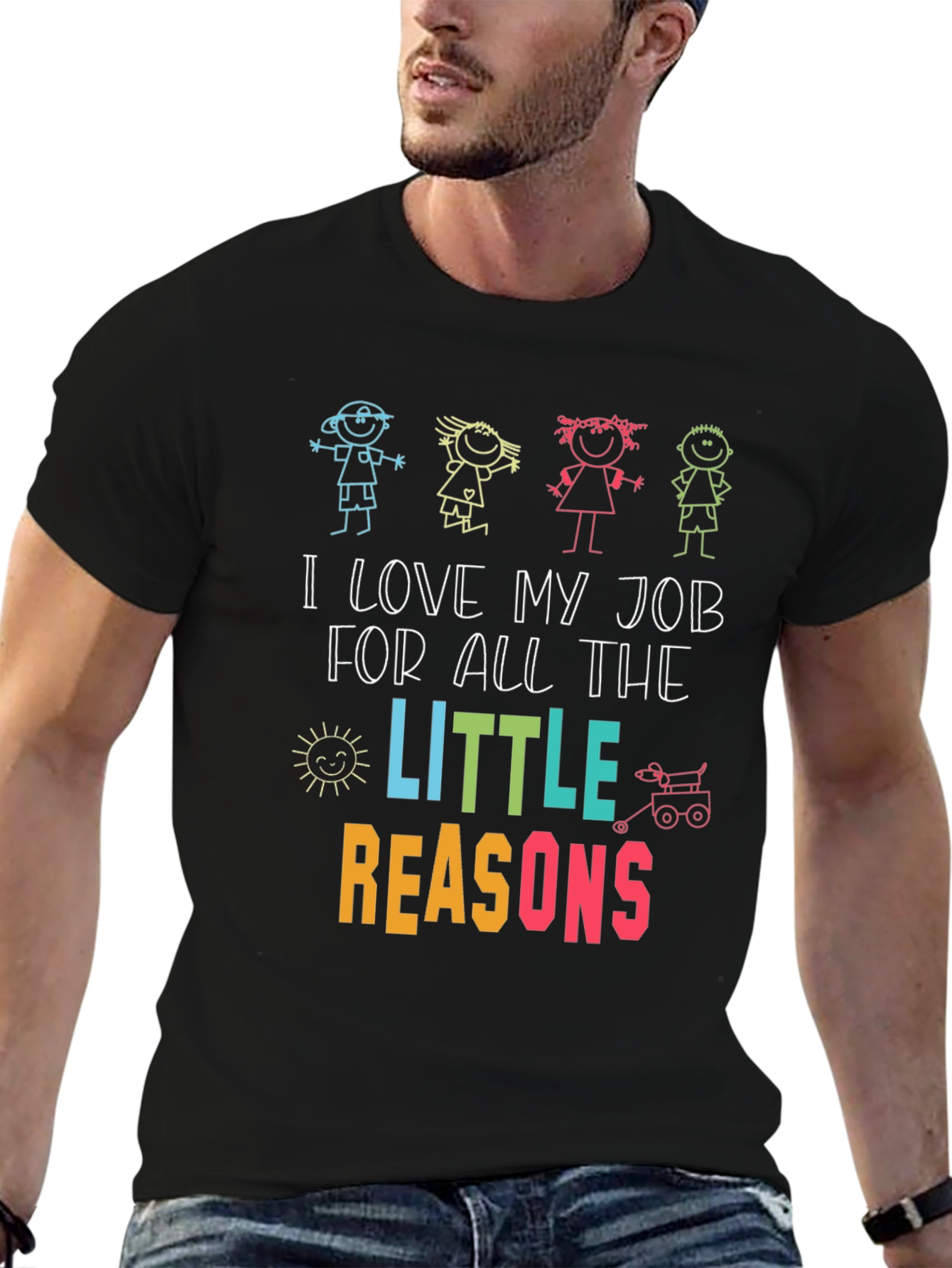 I Love My Job Teacher Graphic T-Shirt