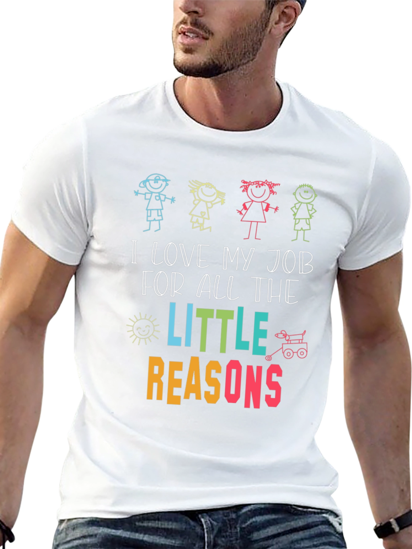 I Love My Job Teacher Graphic T-Shirt
