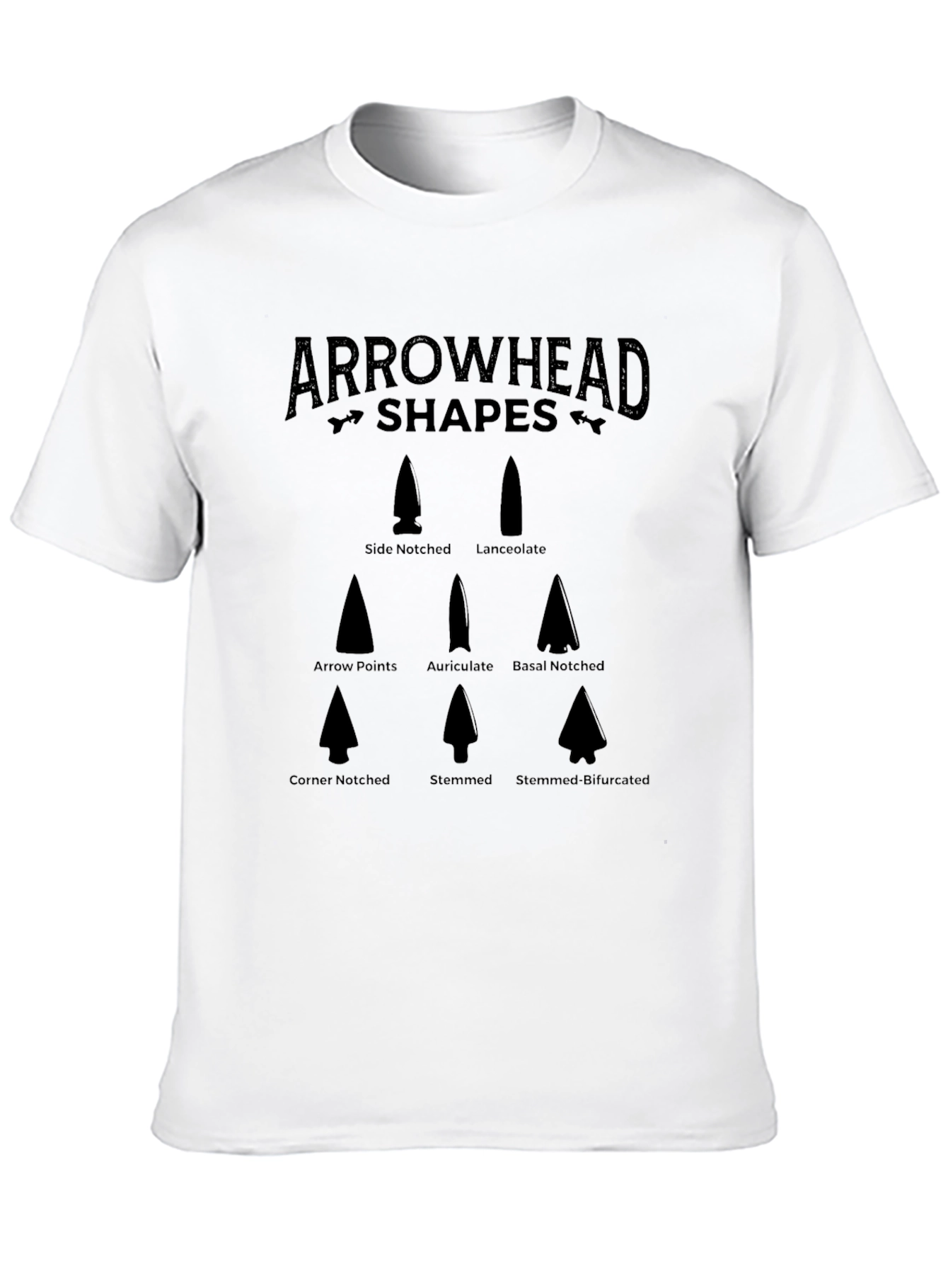 Arrowhead Shapes T-Shirt - Archaeology Tee