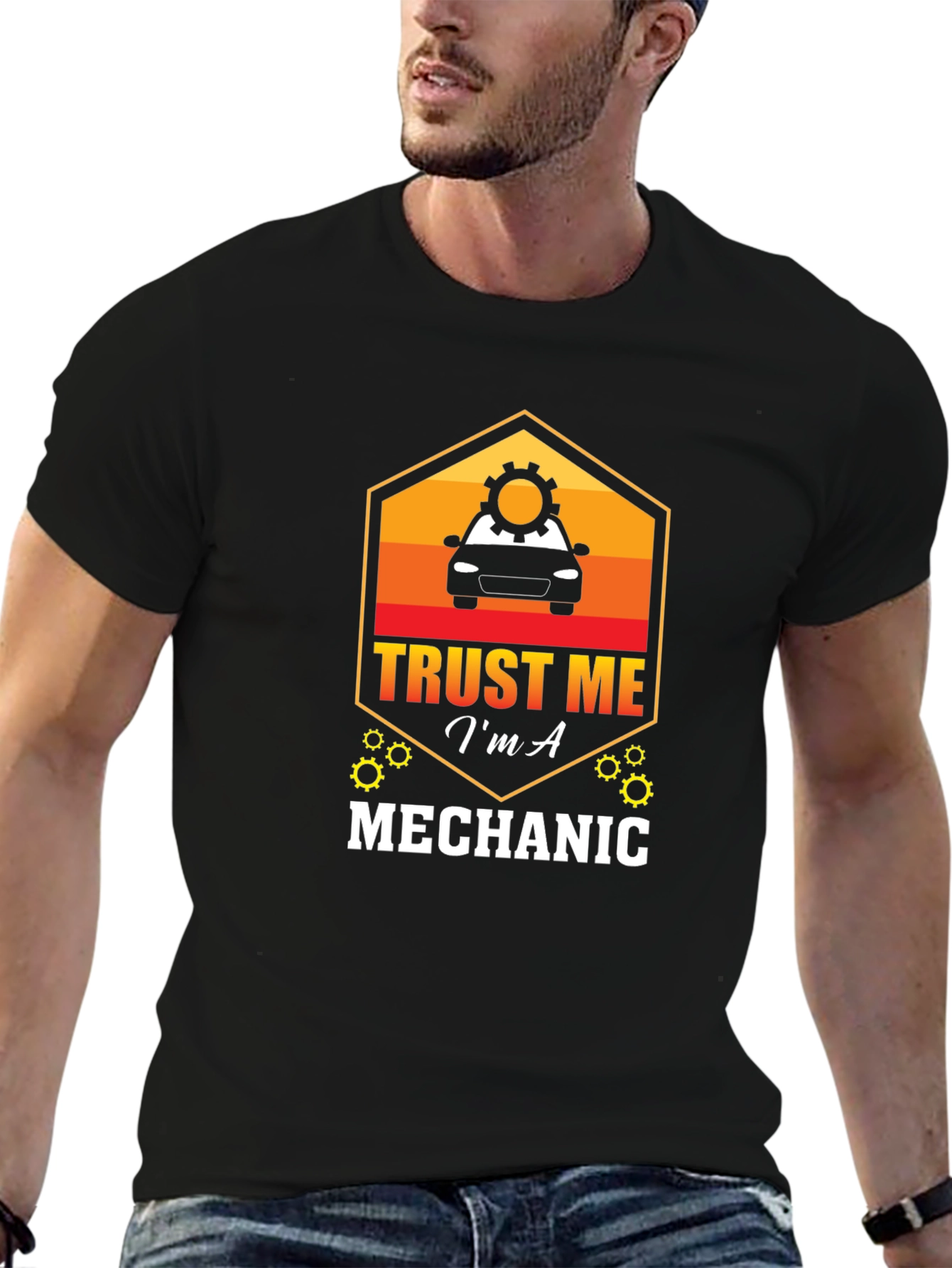 Trust Me Im A Mechanic T-Shirt - Black