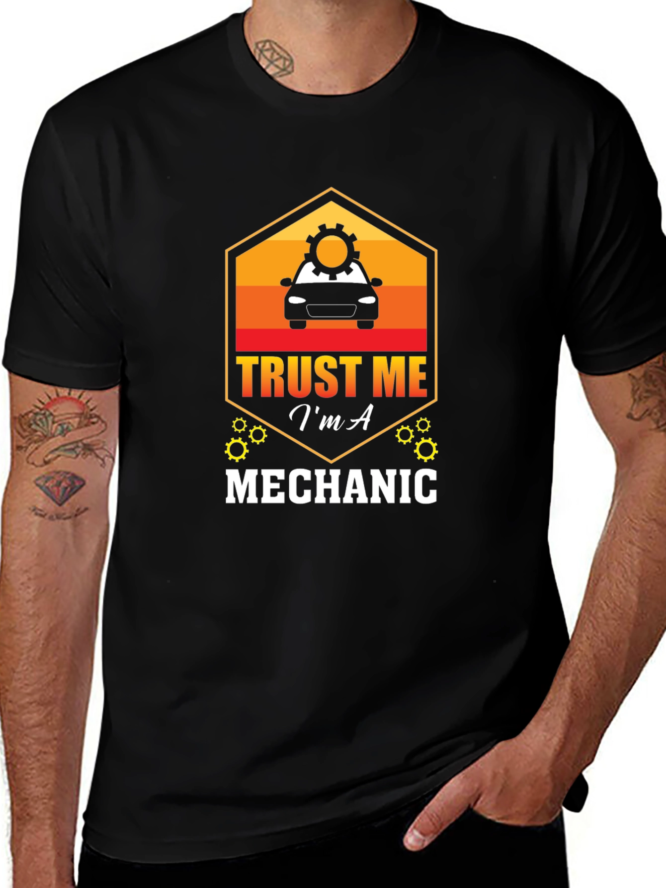 Trust Me Im A Mechanic T-Shirt - Black