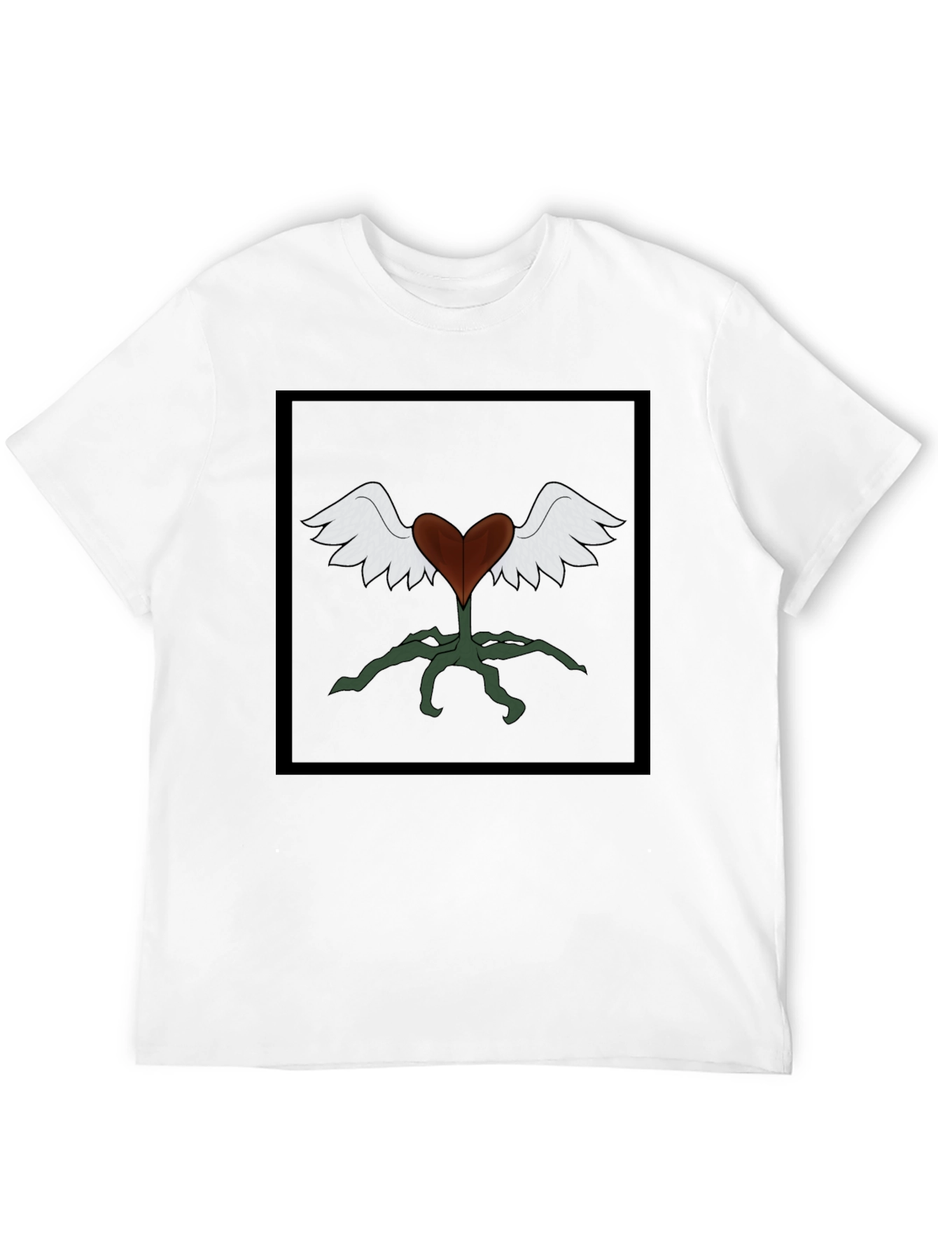 Winged Heart Plant Graphic Tee