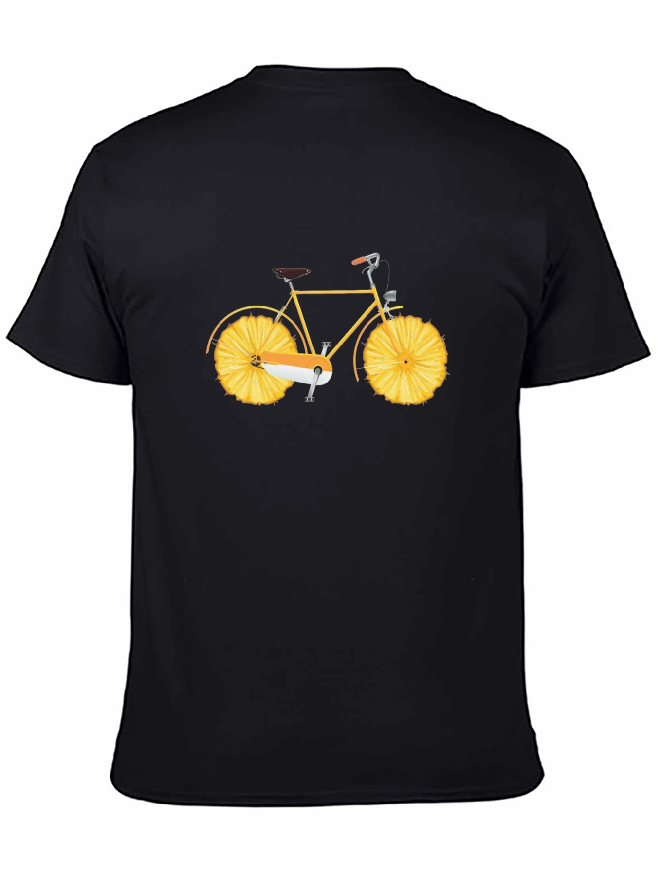 Novelty T-Shirt - Bike with Pineapple Wheels