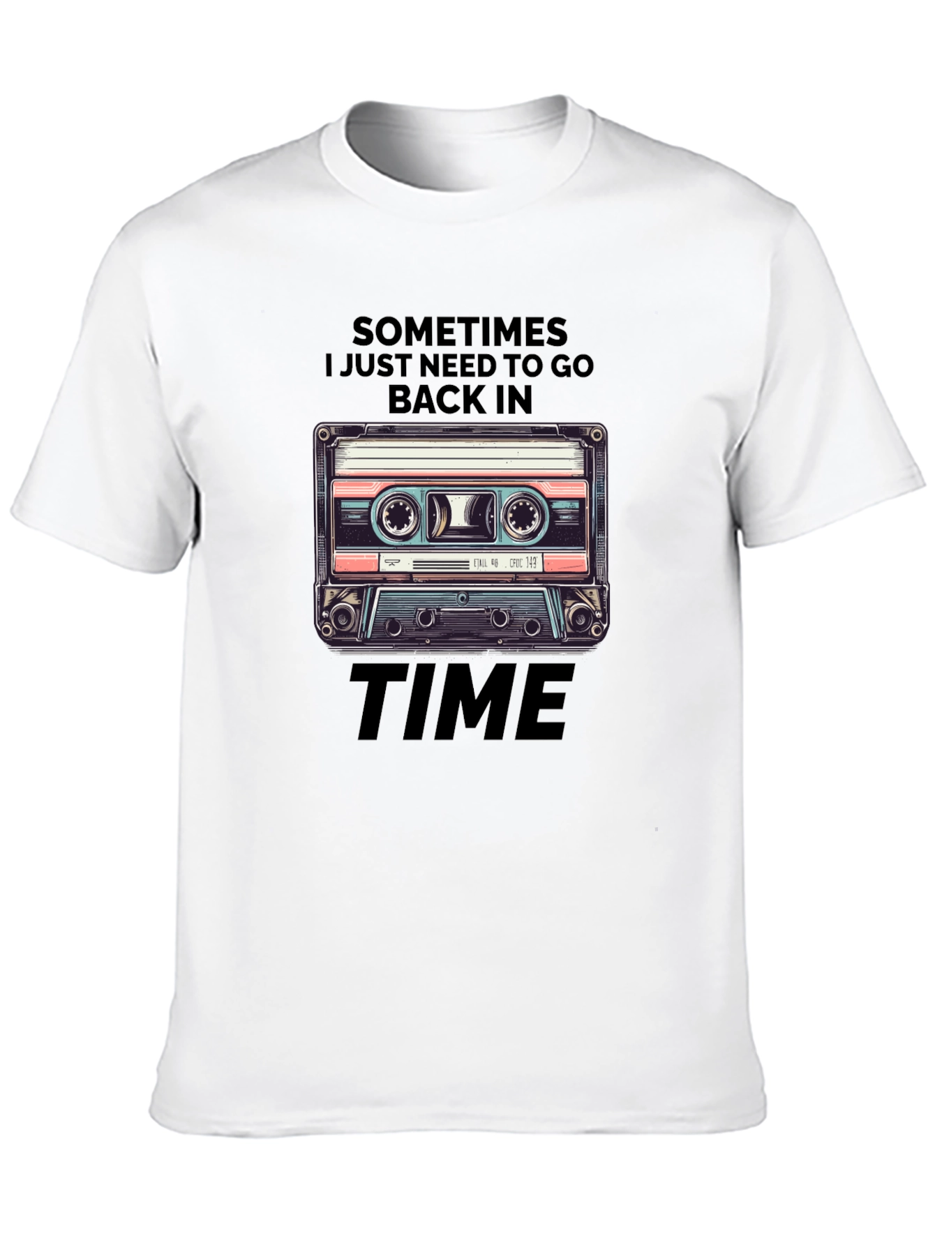 Retro Cassette Tape T-Shirt - Back to the 80s!
