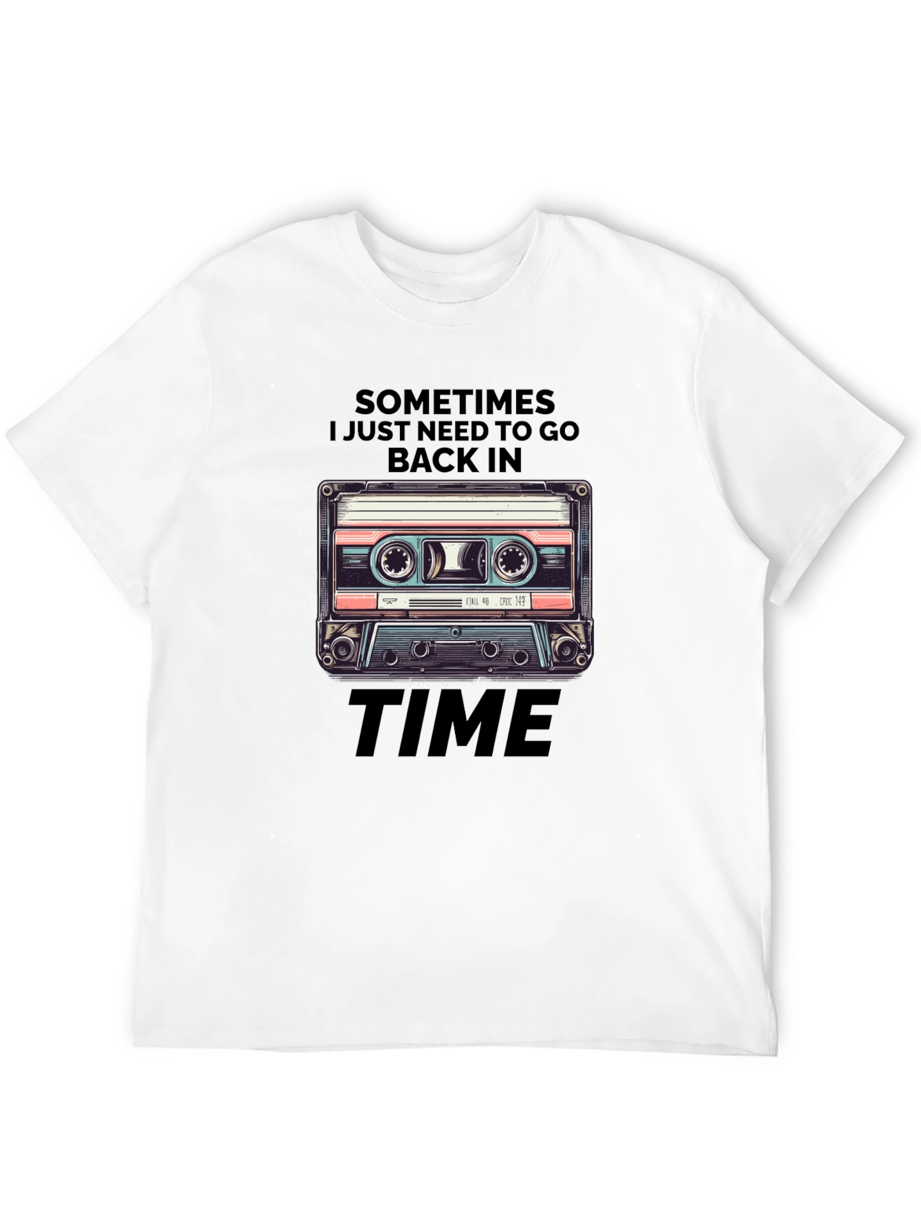 Retro Cassette Tape T-Shirt - Back to the 80s!
