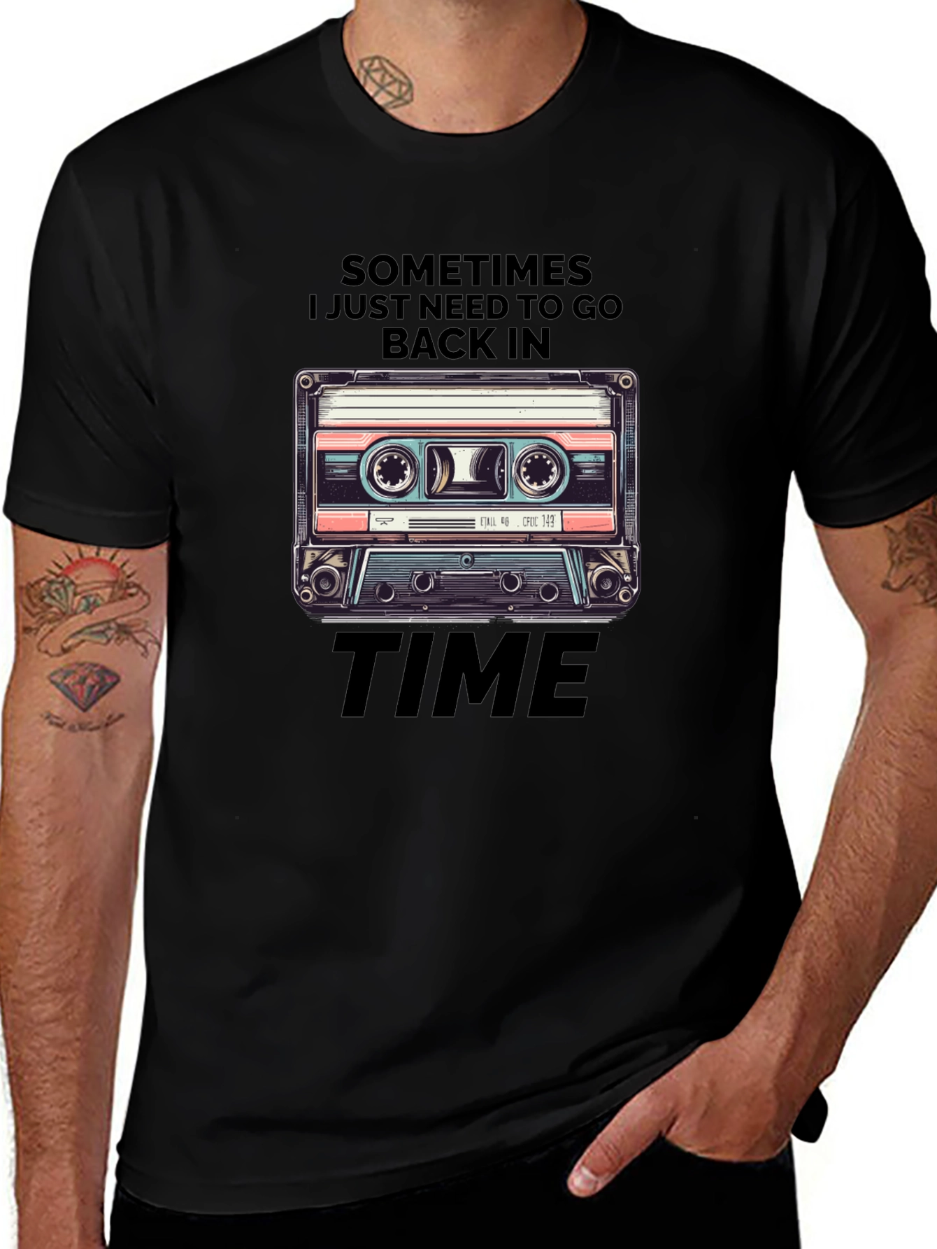 Retro Cassette Tape T-Shirt - Back to the 80s!