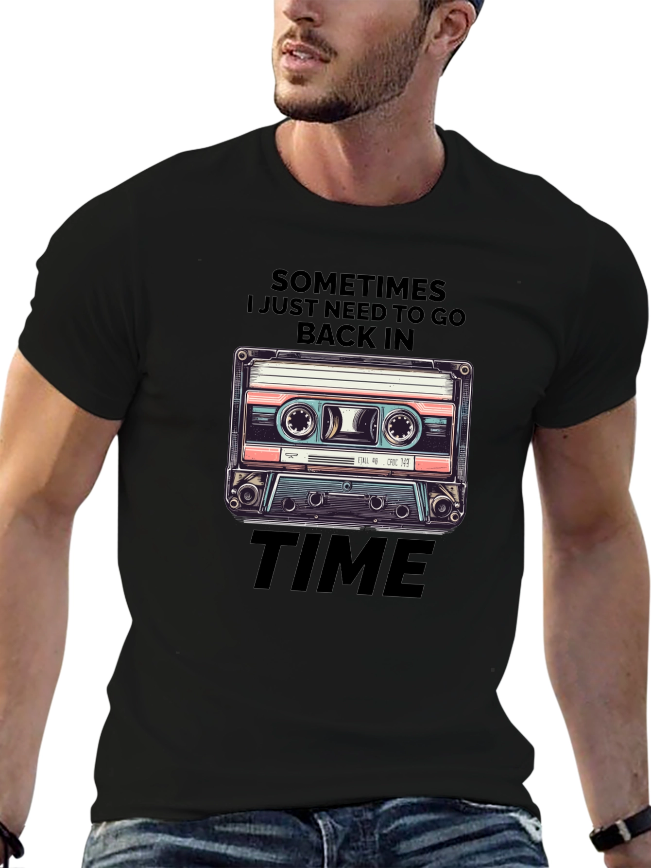 Retro Cassette Tape T-Shirt - Back to the 80s!