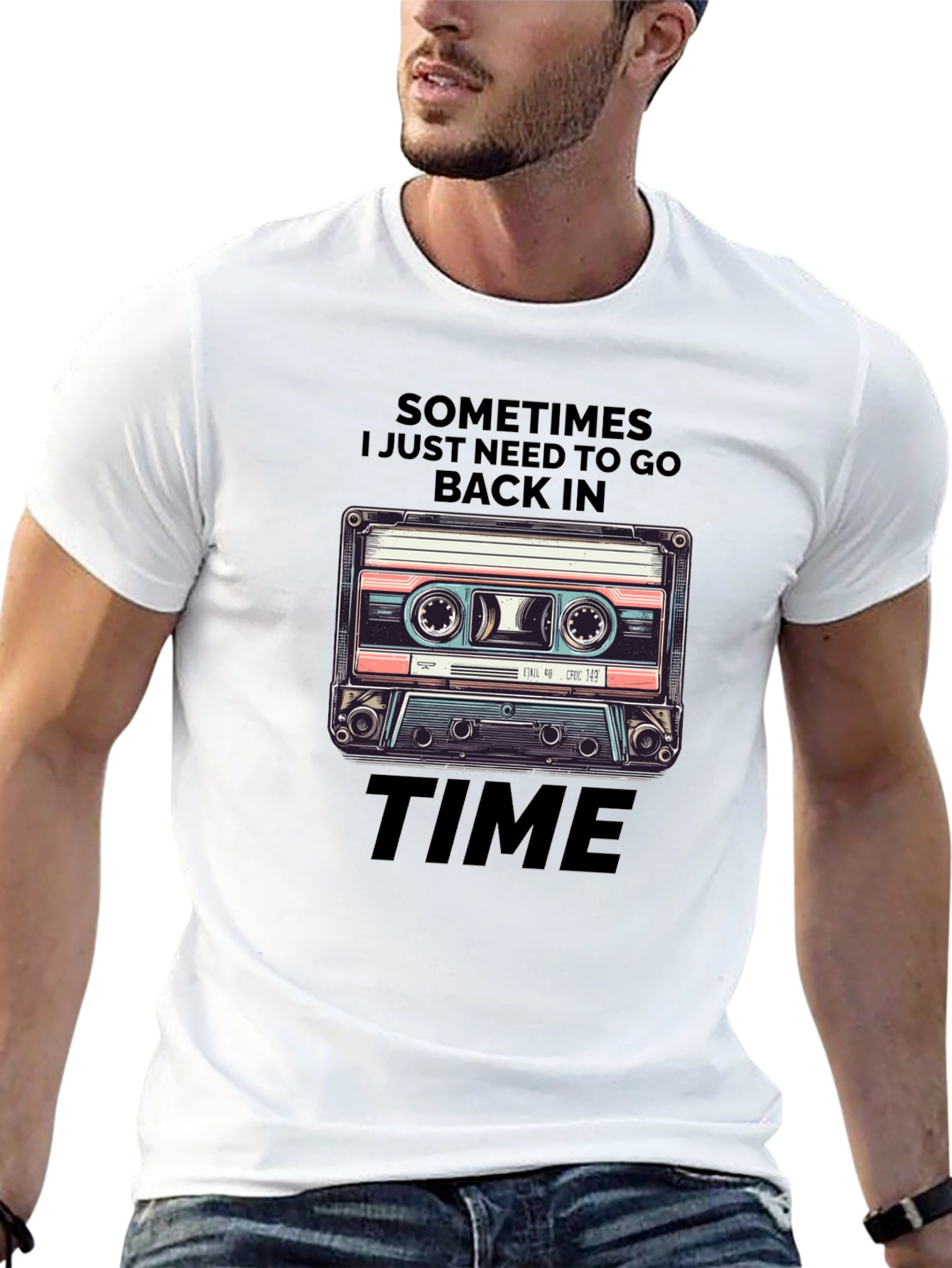 Retro Cassette Tape T-Shirt - Back to the 80s!
