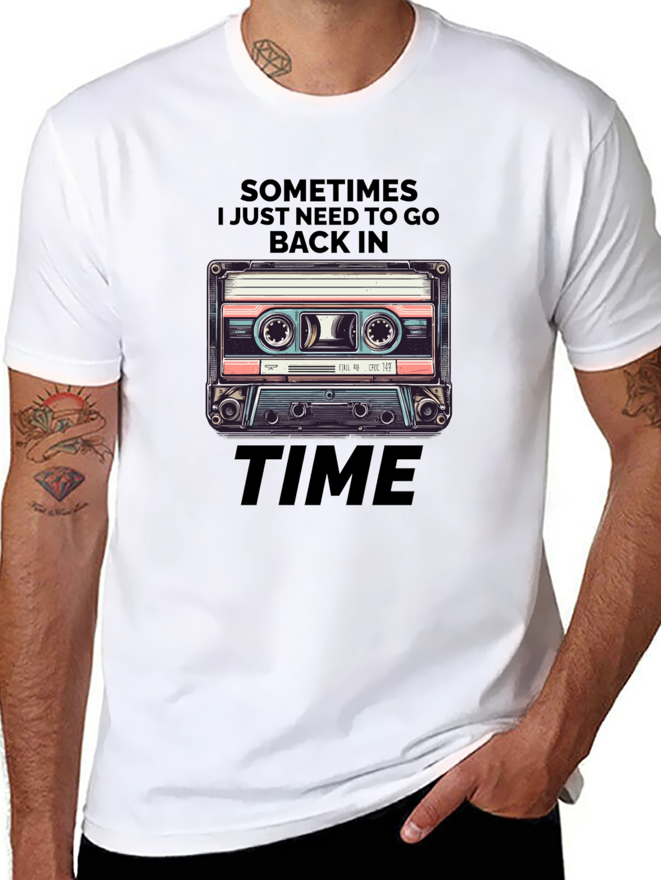 Retro Cassette Tape T-Shirt - Back to the 80s!