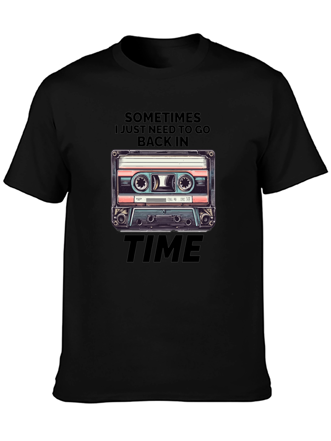 Retro Cassette Tape T-Shirt - Back to the 80s!