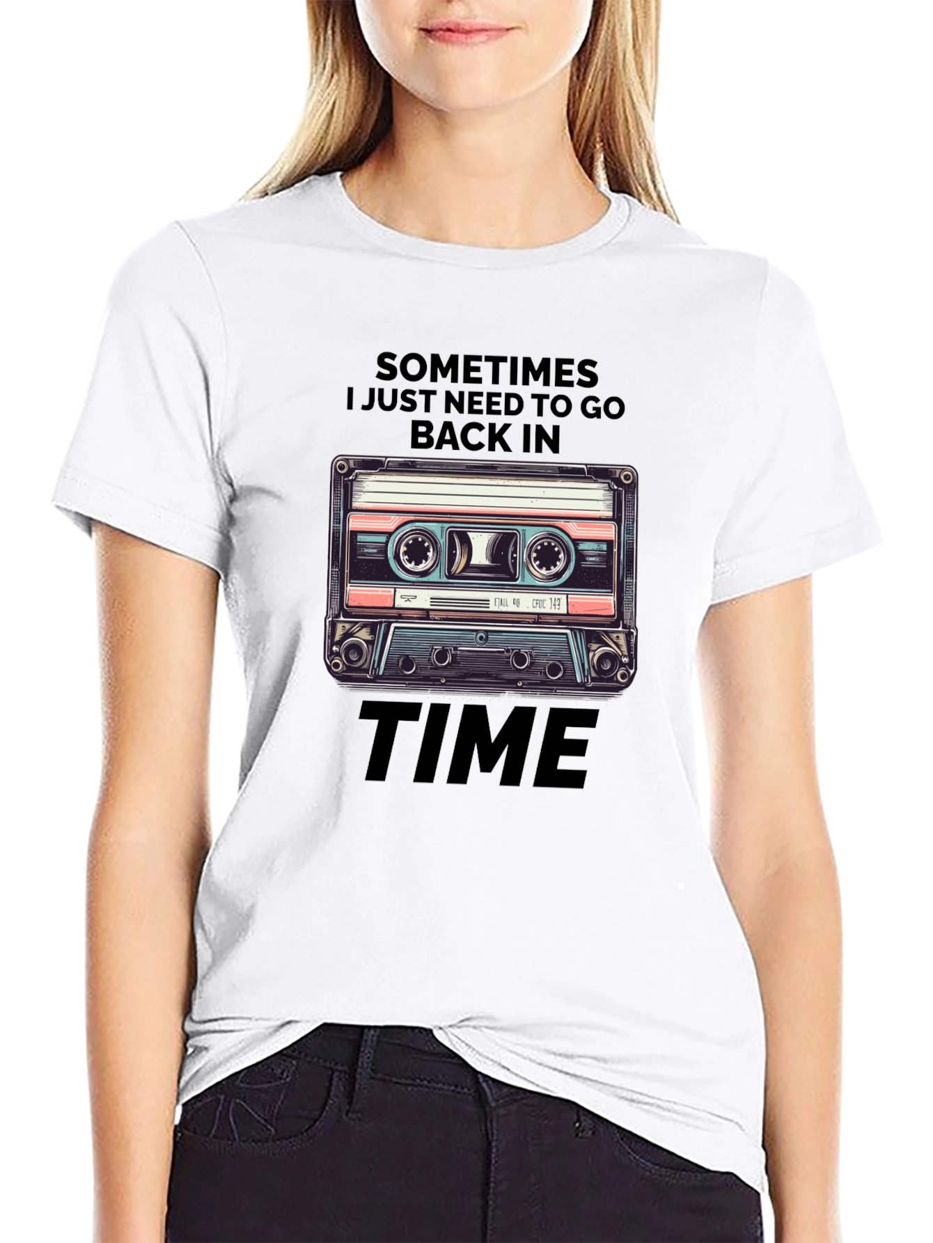 Retro Cassette Tape T-Shirt - Back to the 80s!