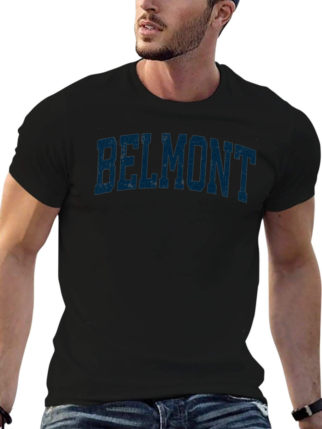 Belmont Arch Text Graphic T-Shirt