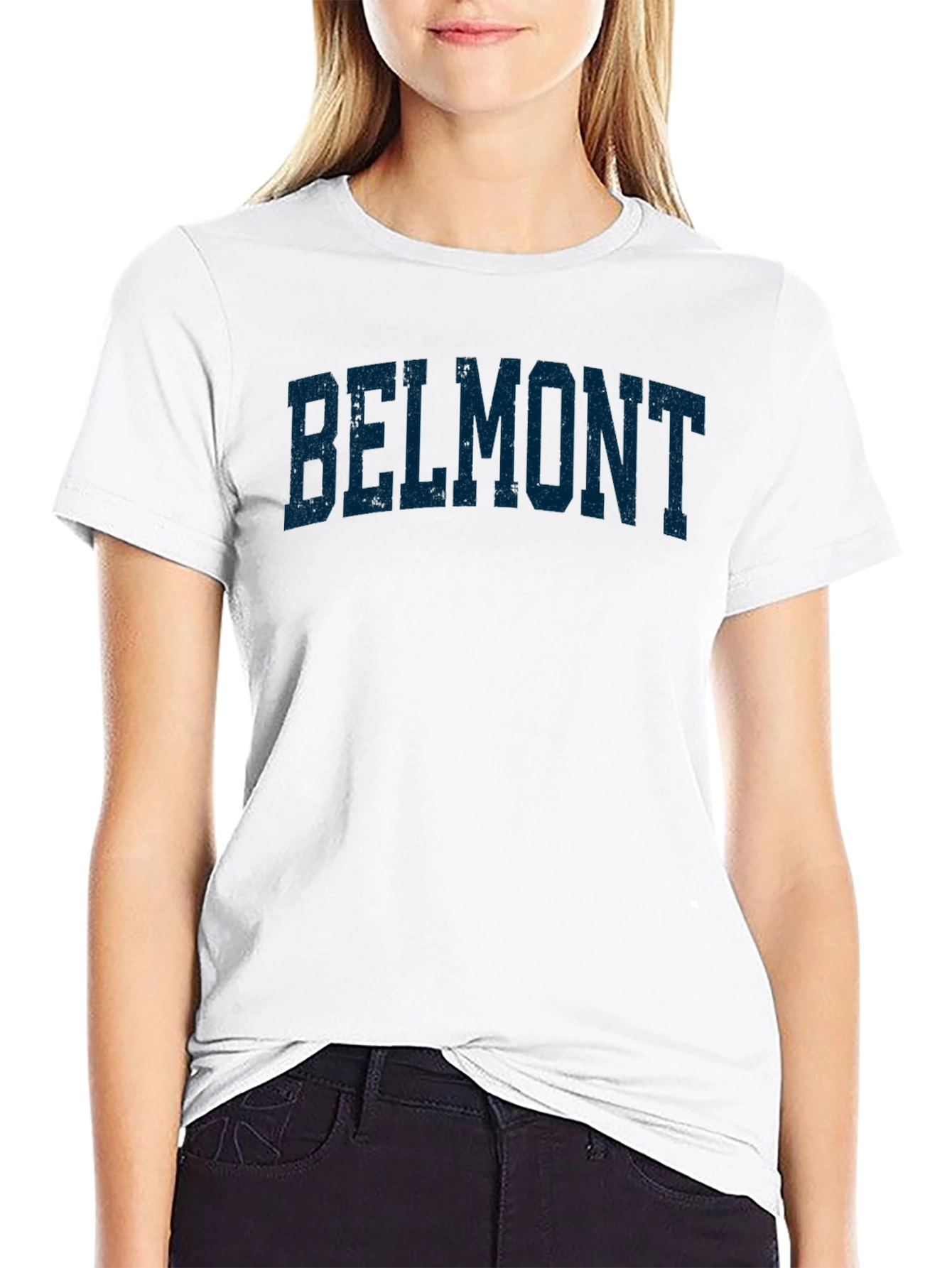 Belmont Arch Text Graphic T-Shirt