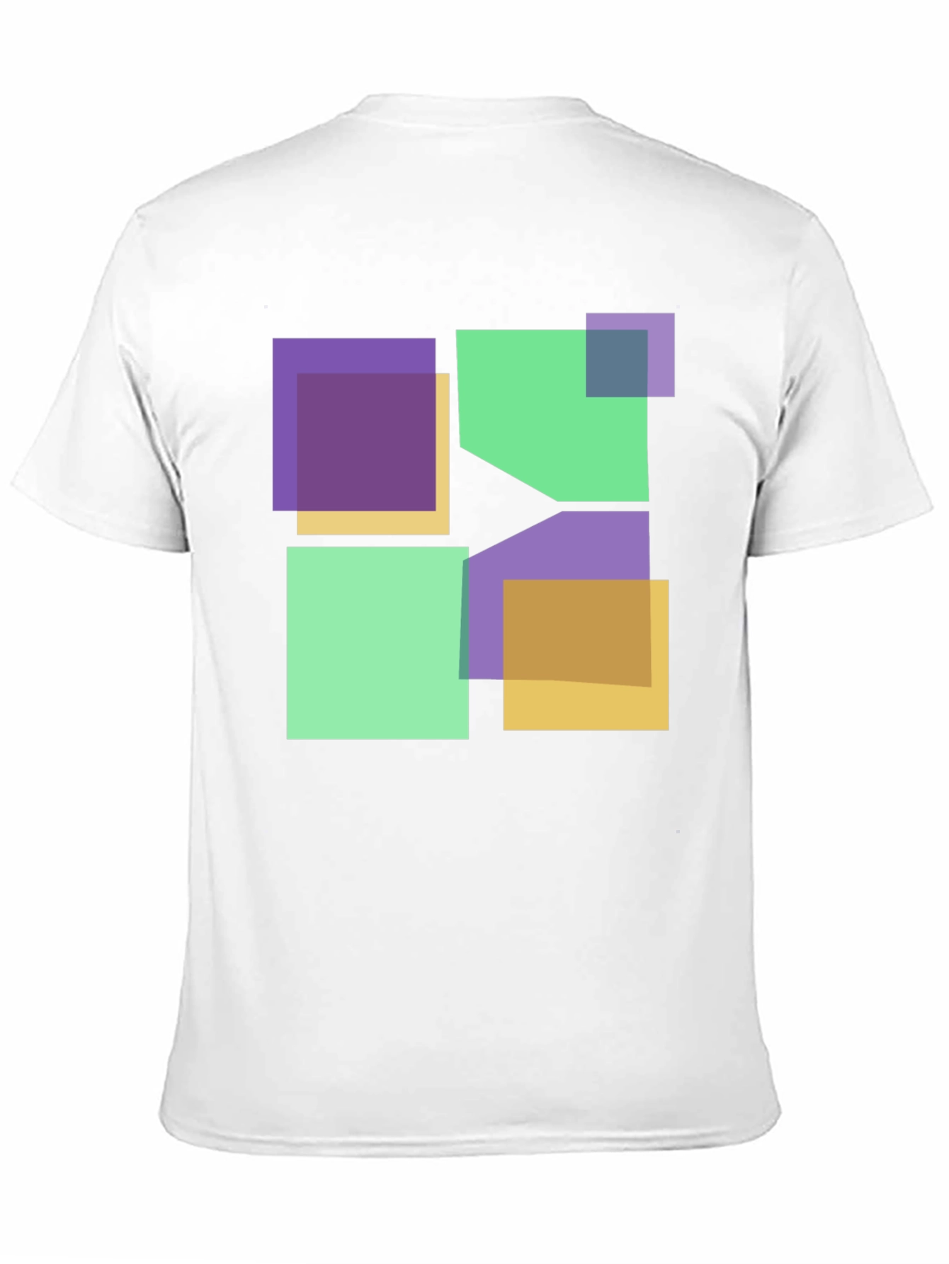 Geometric Squares Graphic T-Shirt