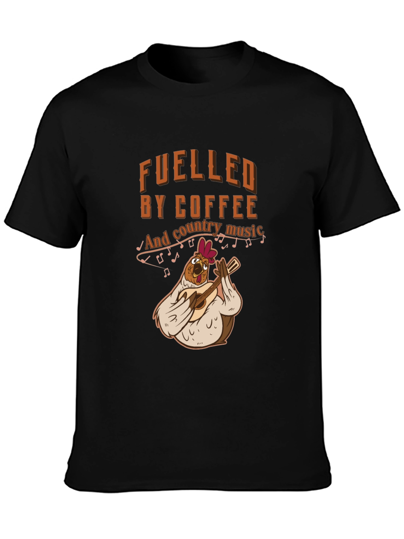 Fueled by Coffee and Country Music T-Shirt