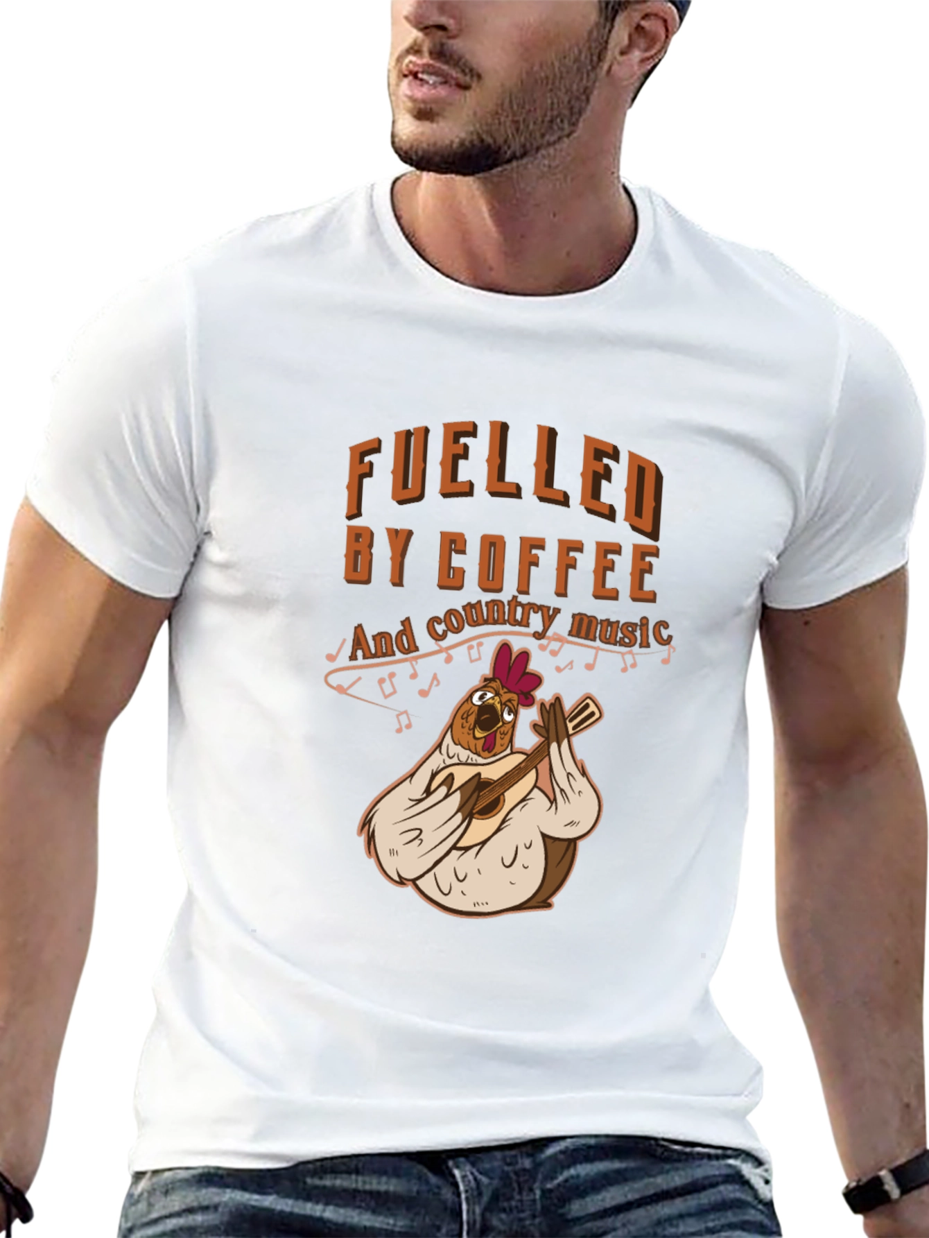Fueled by Coffee and Country Music T-Shirt