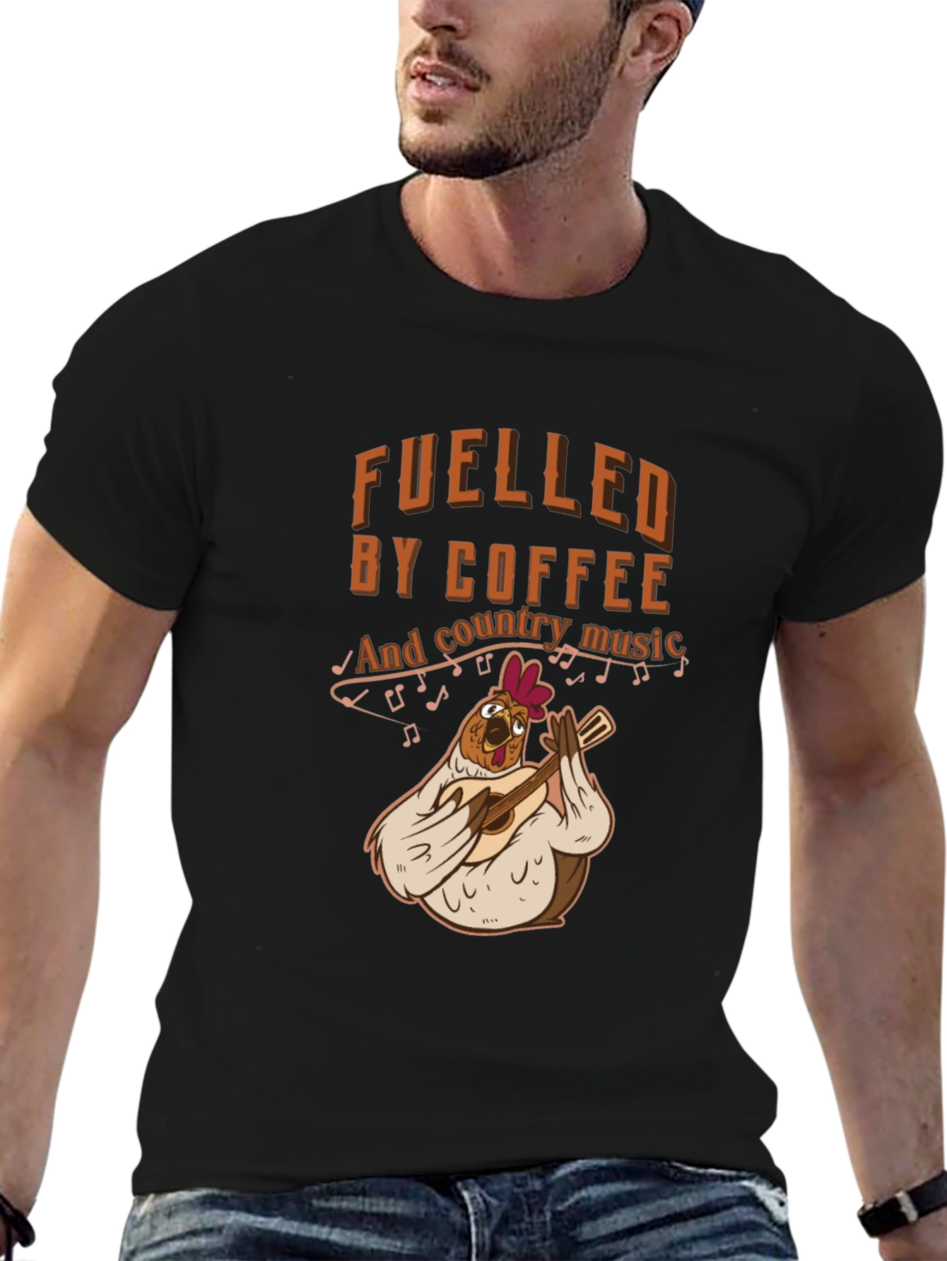 Fueled by Coffee and Country Music T-Shirt