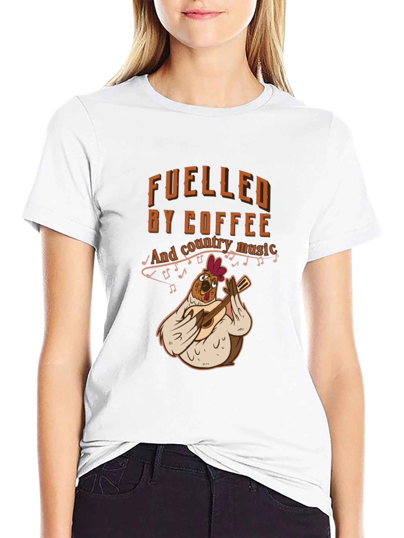 Fueled by Coffee and Country Music T-Shirt