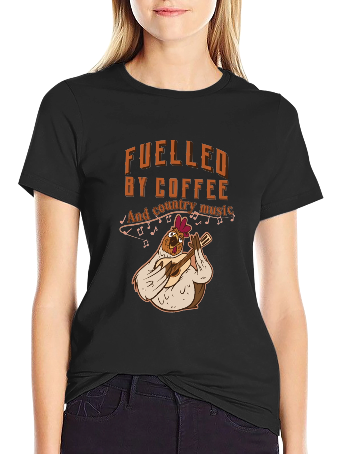 Fueled by Coffee and Country Music T-Shirt