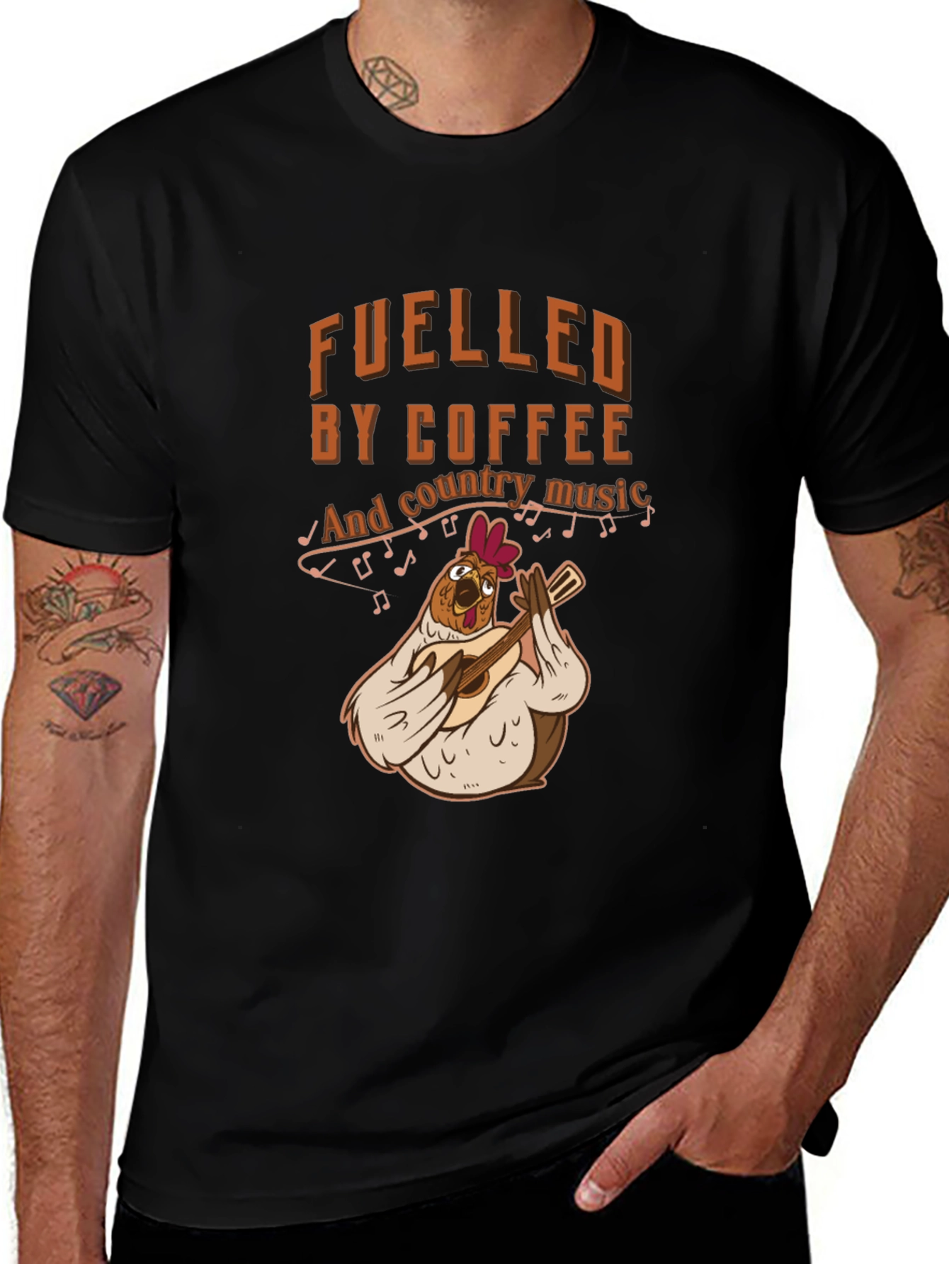 Fueled by Coffee and Country Music T-Shirt