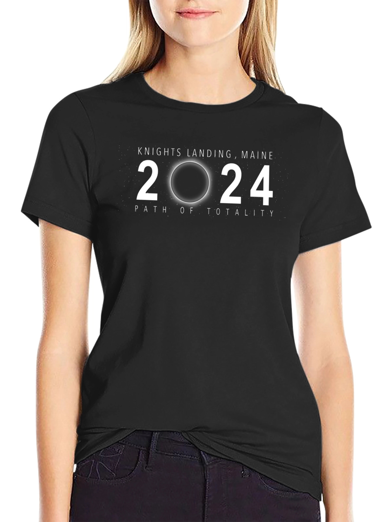 Knights Landing Maine 2024 Eclipse T-Shirt