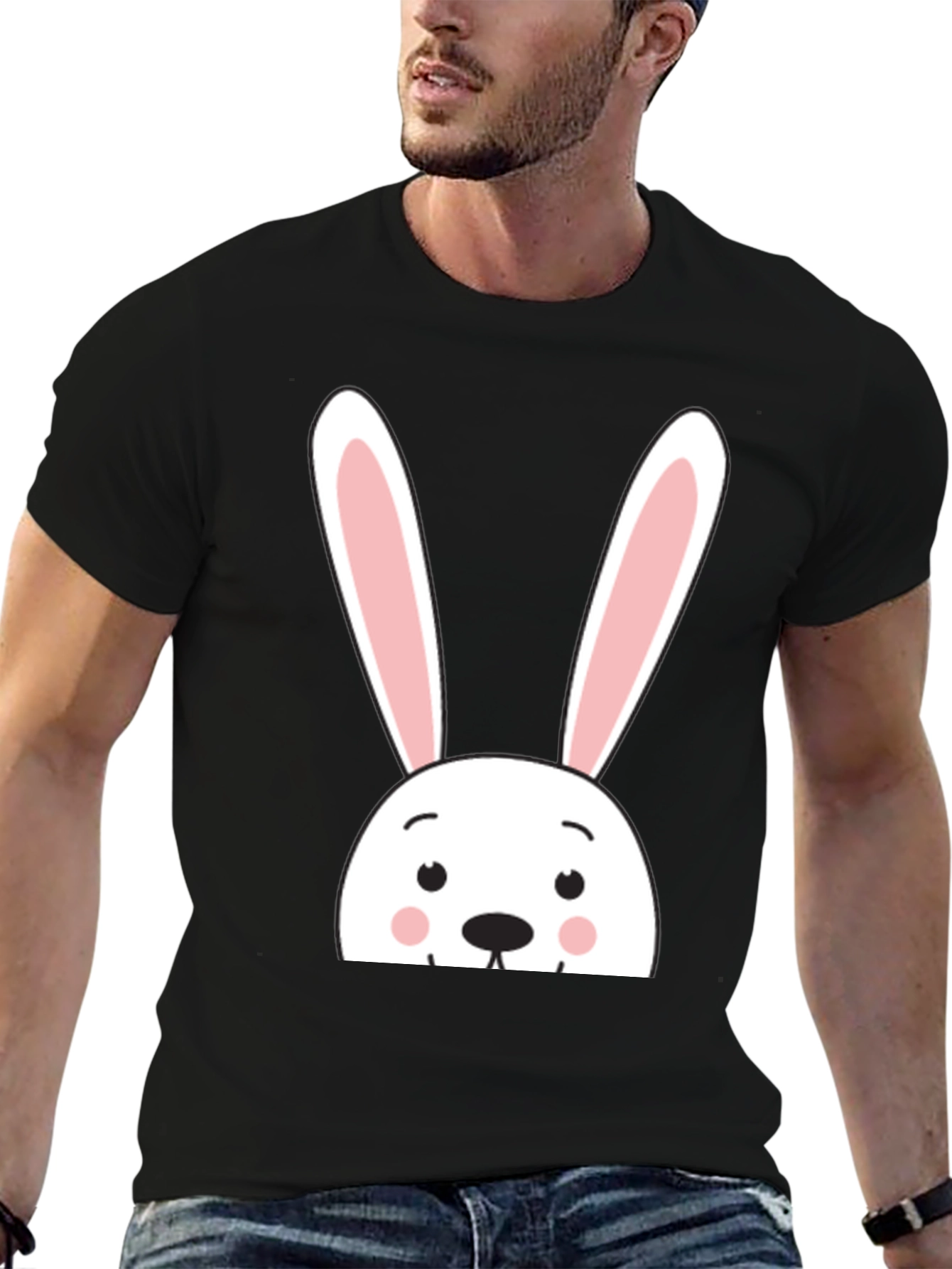 Cute Bunny Graphic T-Shirt