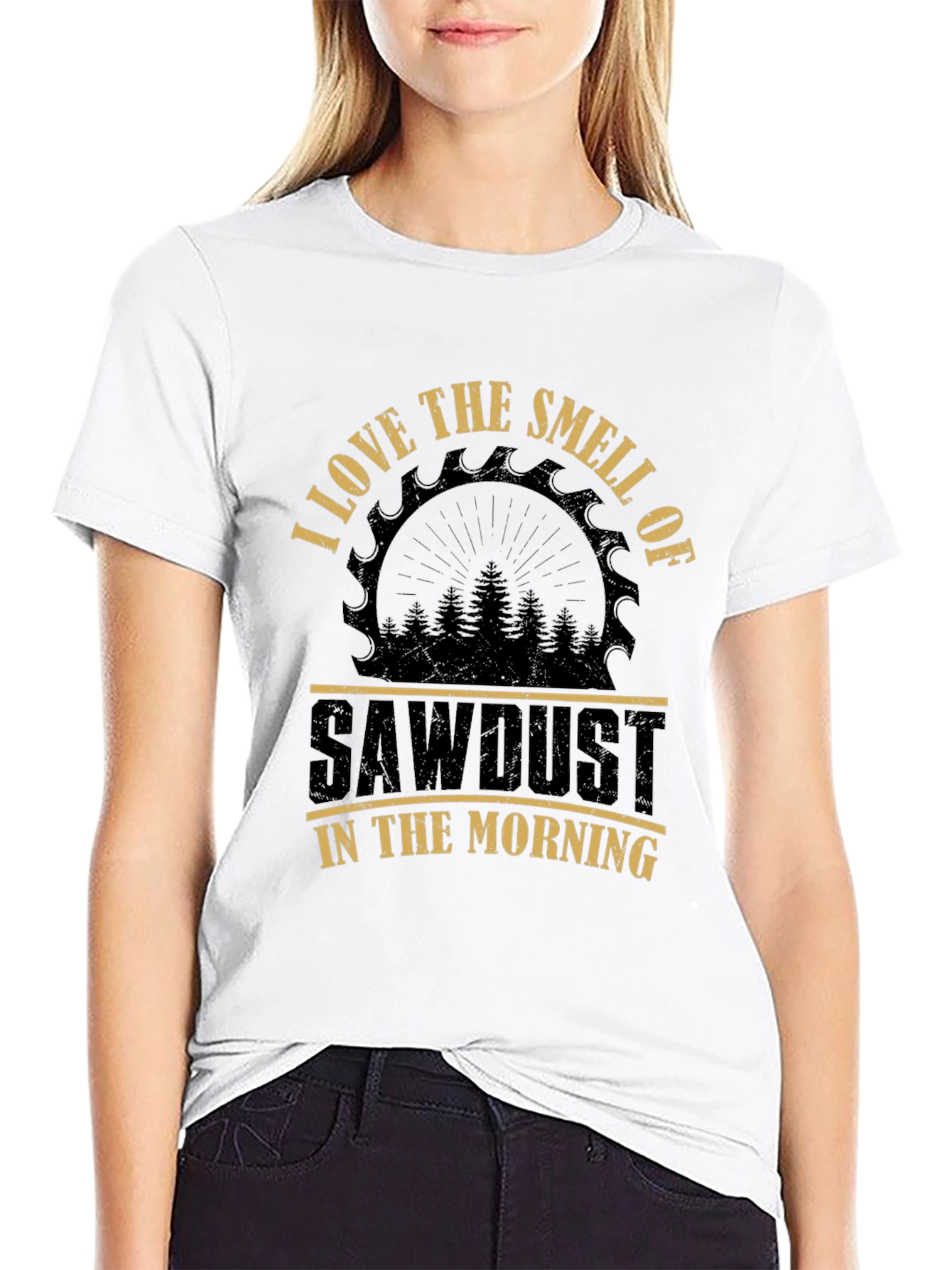 Sawdust Smell T-Shirt - Woodworker Gift