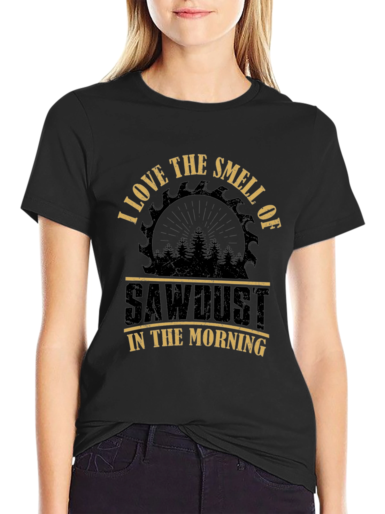 Sawdust Smell T-Shirt - Woodworker Gift