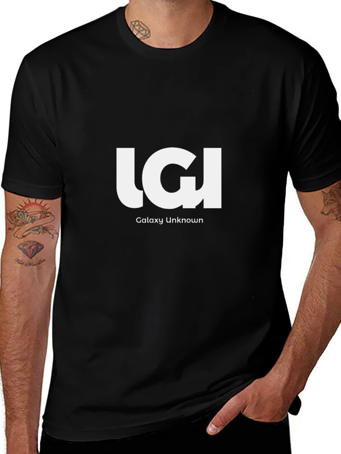 Galaxy Unknown Black T-Shirt