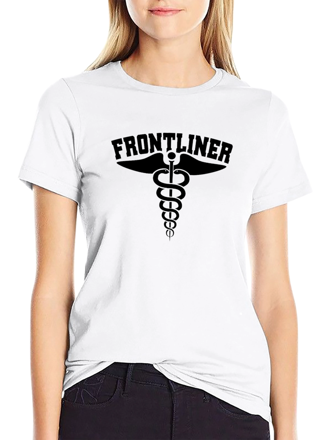Frontliner Medical Symbol Black T-Shirt