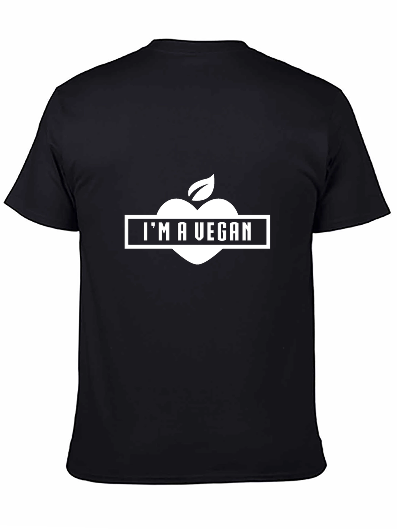 Im a Vegan T-Shirt - Black Vegan Lifestyle Tee