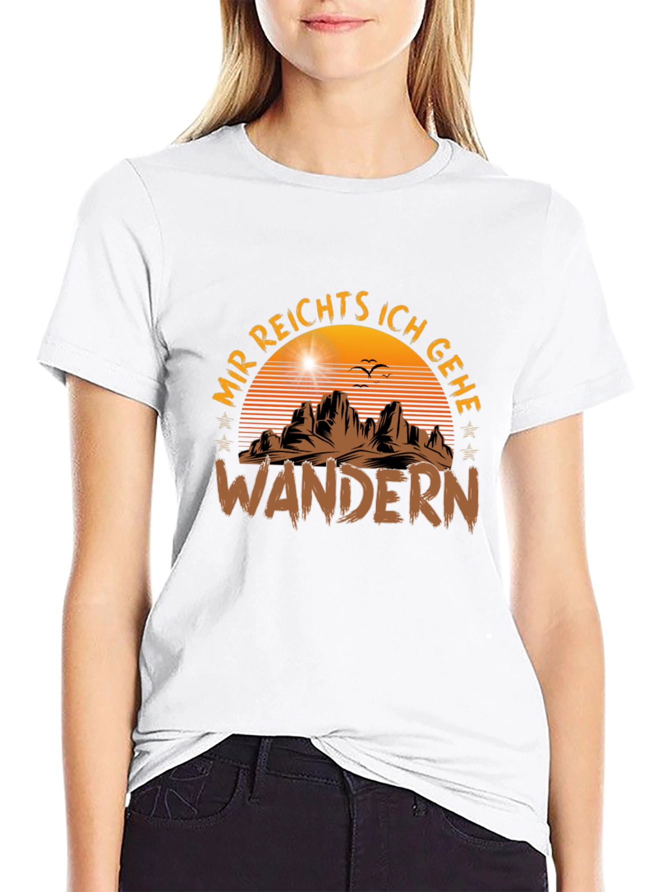 Mir Reichts Ich Gehe Wandern Black T-Shirt