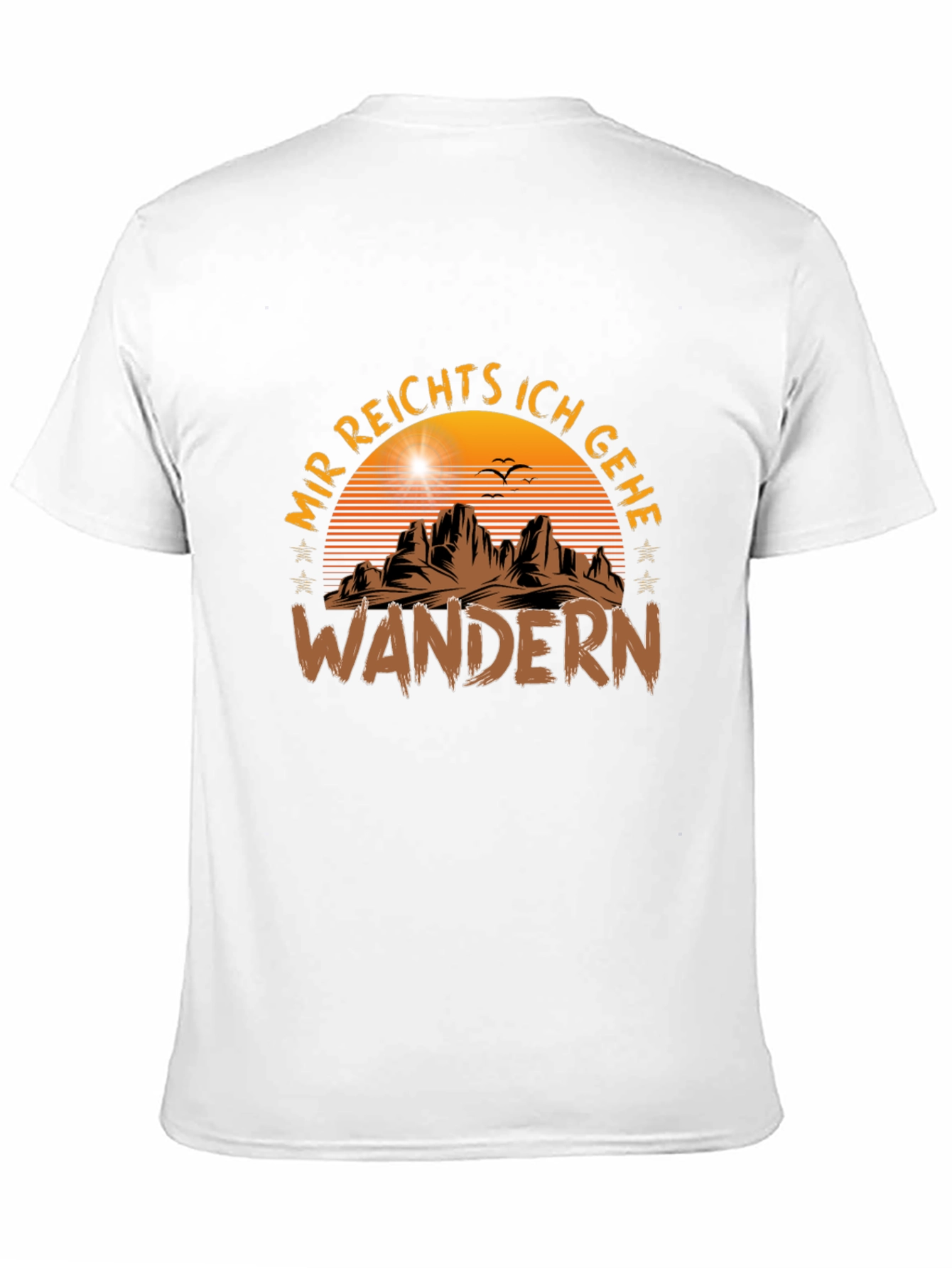 Mir Reichts Ich Gehe Wandern Black T-Shirt