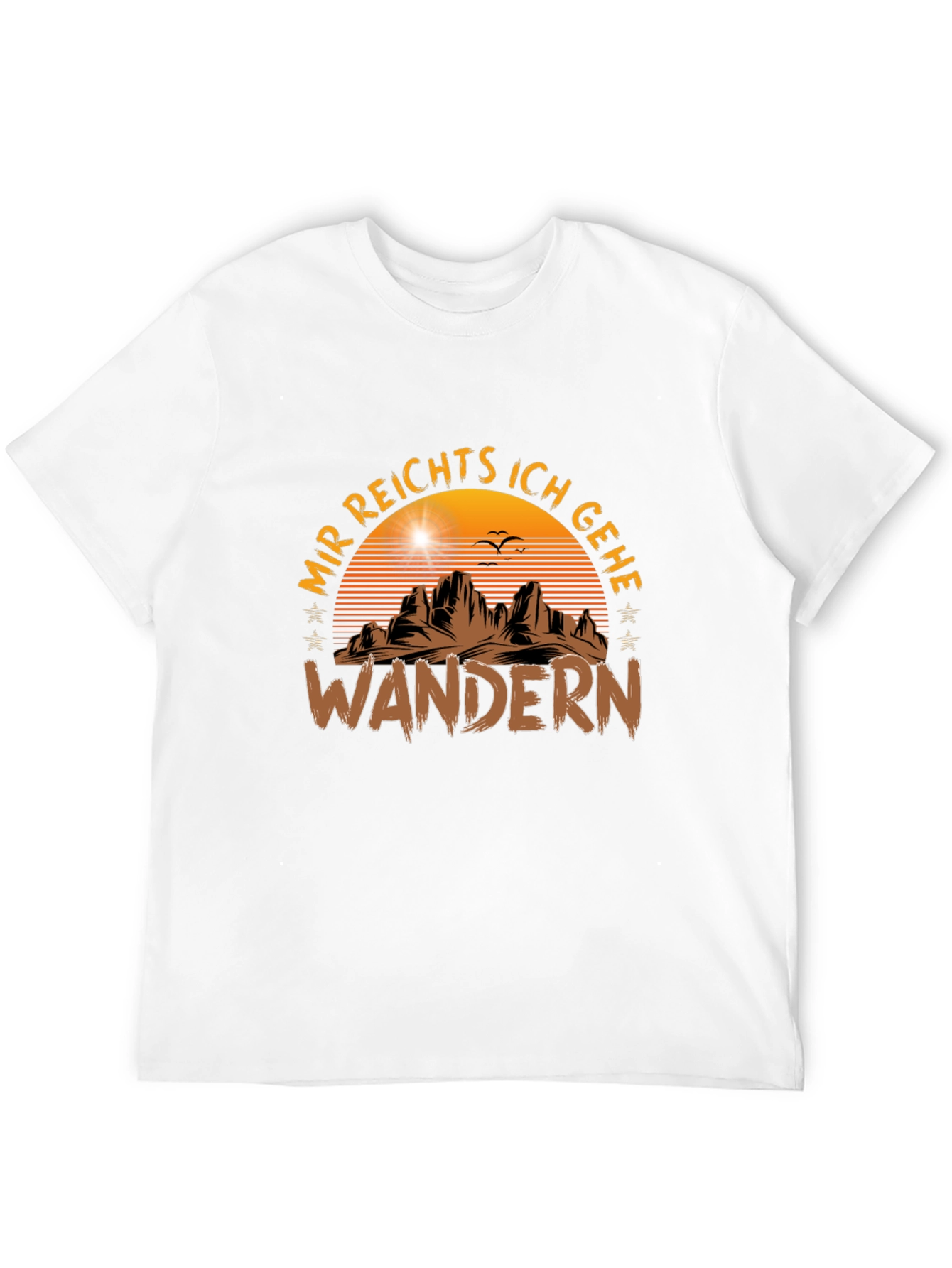 Mir Reichts Ich Gehe Wandern Black T-Shirt