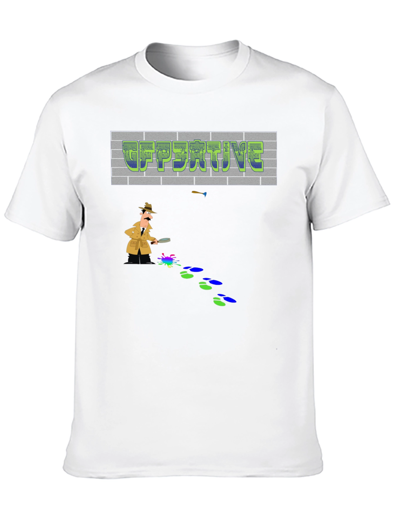 Detective Graphic T-Shirt - Solve the Style Mystery!