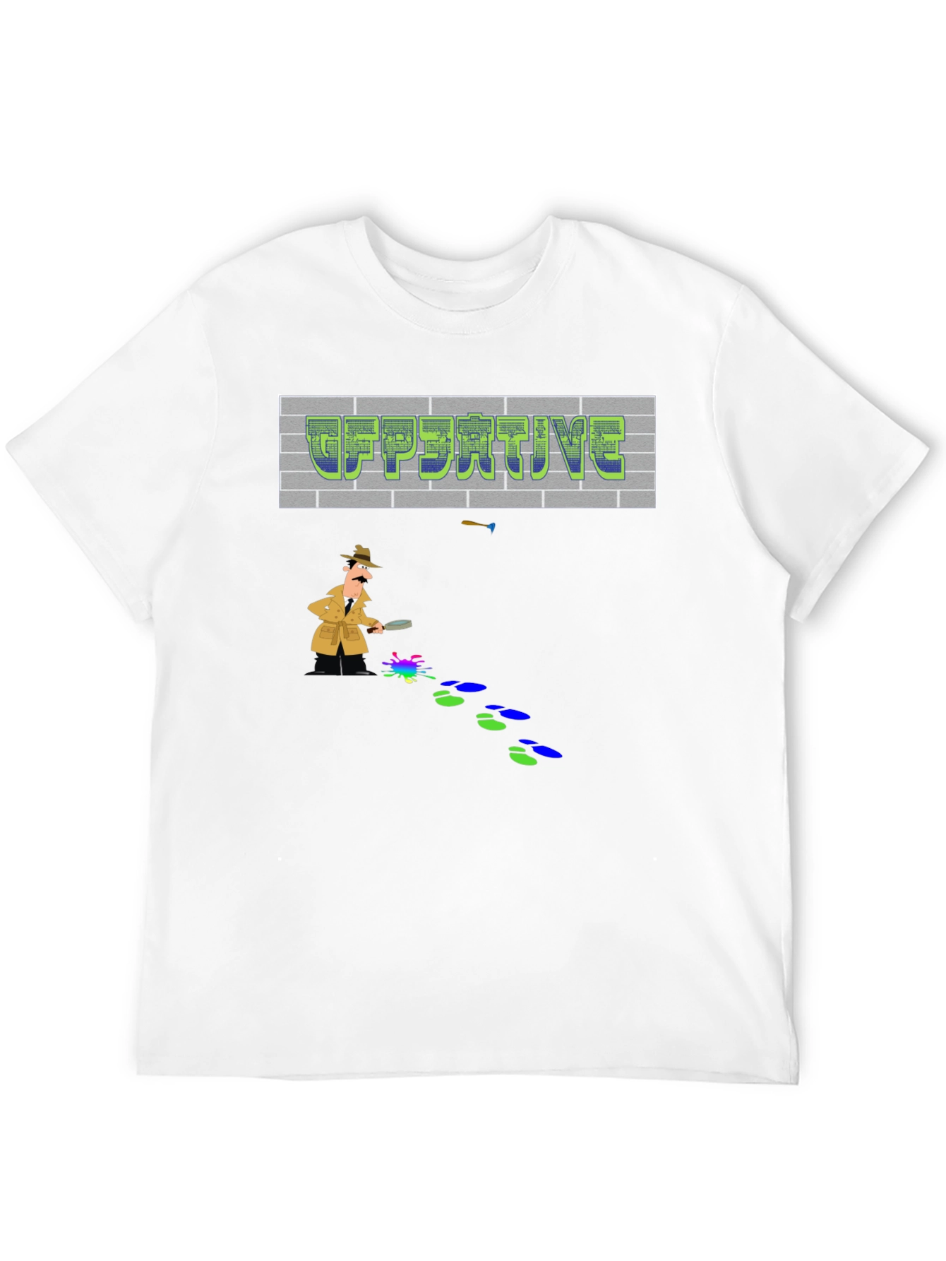 Detective Graphic T-Shirt - Solve the Style Mystery!