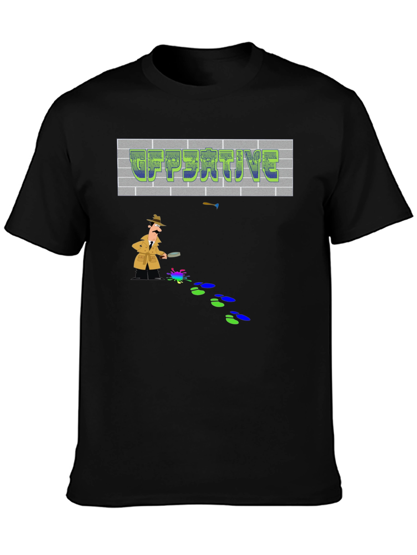 Detective Graphic T-Shirt - Solve the Style Mystery!
