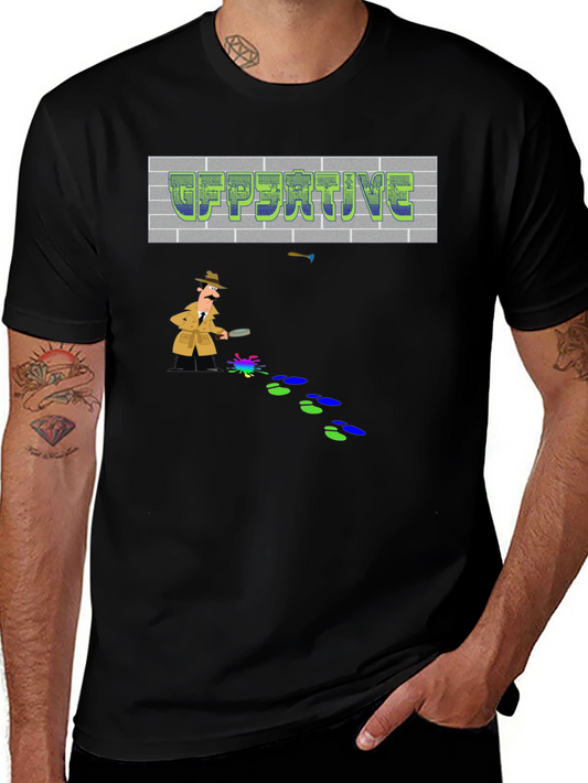 Detective Graphic T-Shirt - Solve the Style Mystery!