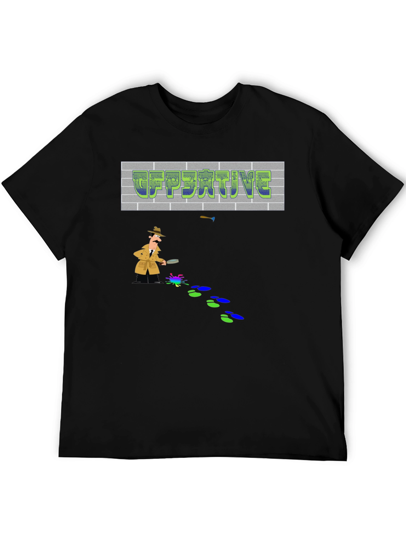 Detective Graphic T-Shirt - Solve the Style Mystery!