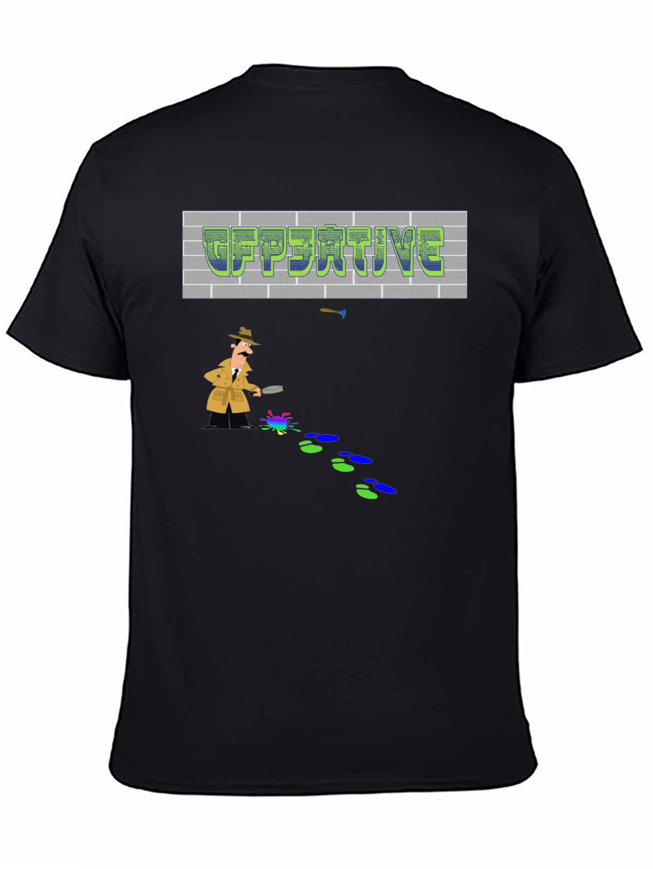 Detective Graphic T-Shirt - Solve the Style Mystery!